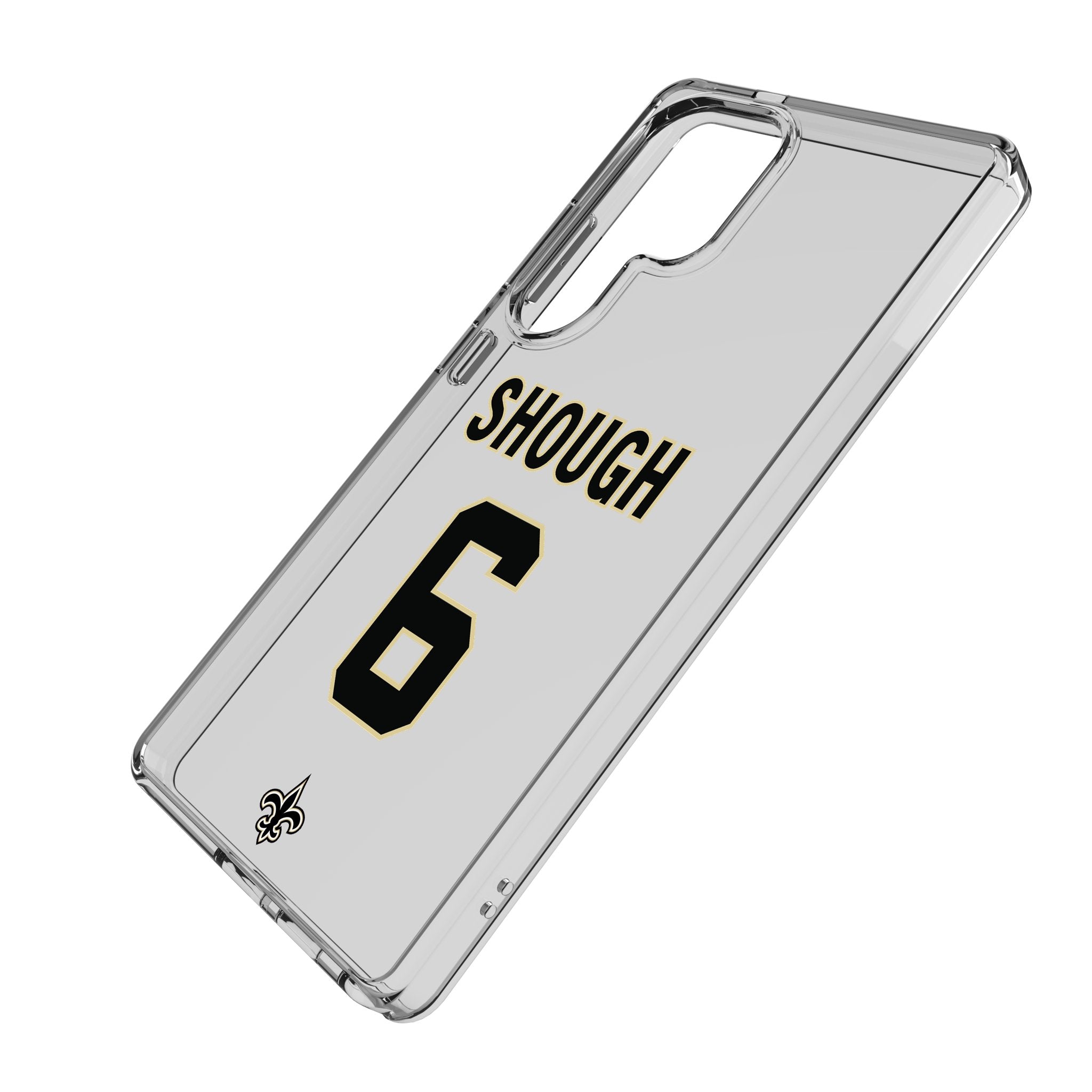 Tyler Shough New Orleans Saints 6 Game Tactic Clear Phone Case for Samsung Galaxy - Sports Gifts, Sports Memorabilia, Sports Collectibles, Fan Shop