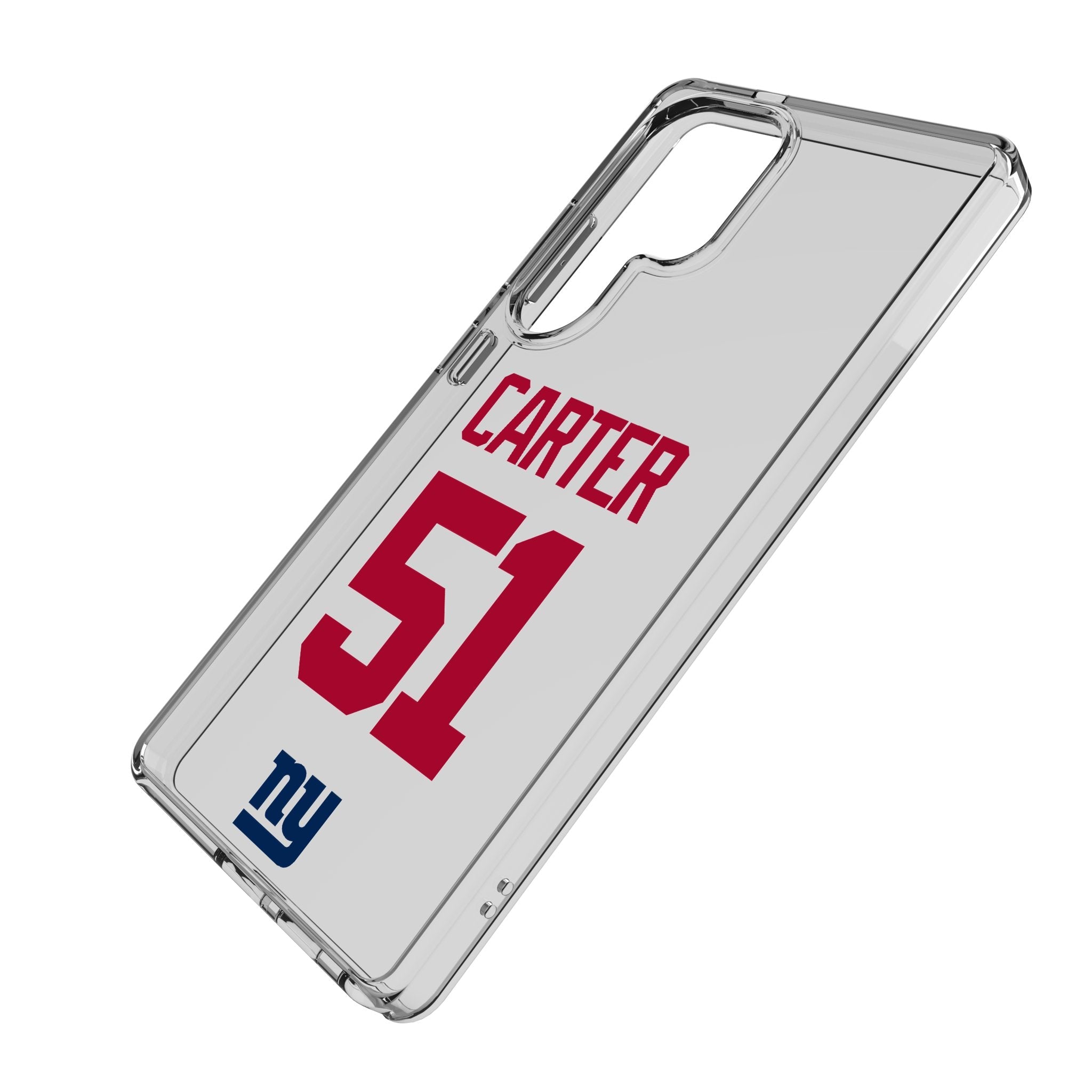 Abdul Carter New York Giants 51 Game Tactic Clear Phone Case for Samsung Galaxy - Sports Gifts, Sports Memorabilia, Sports Collectibles, Fan Shop