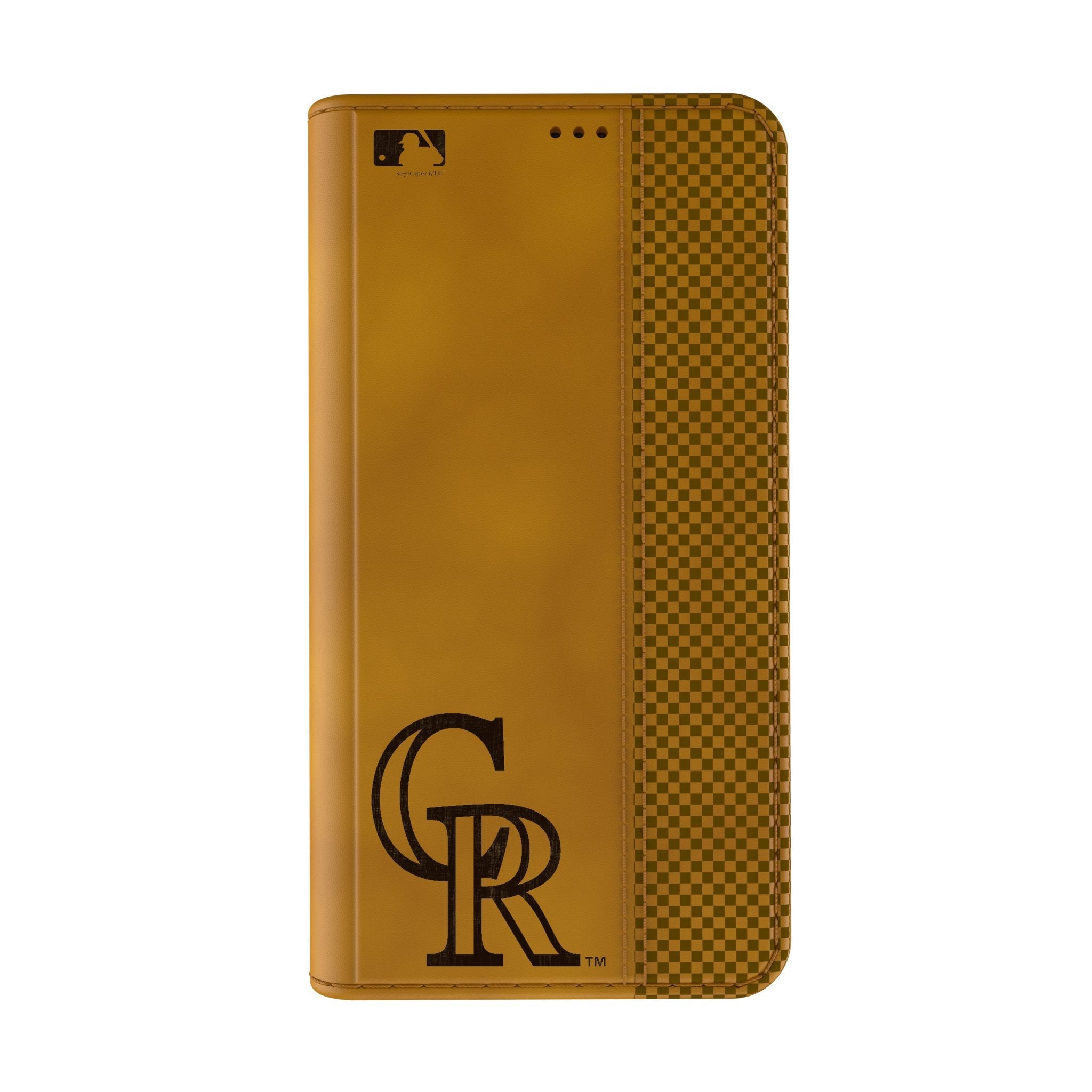 Colorado Rockies Burn Folio Phone Case for Apple iPhone - Sports Gifts, Sports Memorabilia, Sports Collectibles, Fan Shop