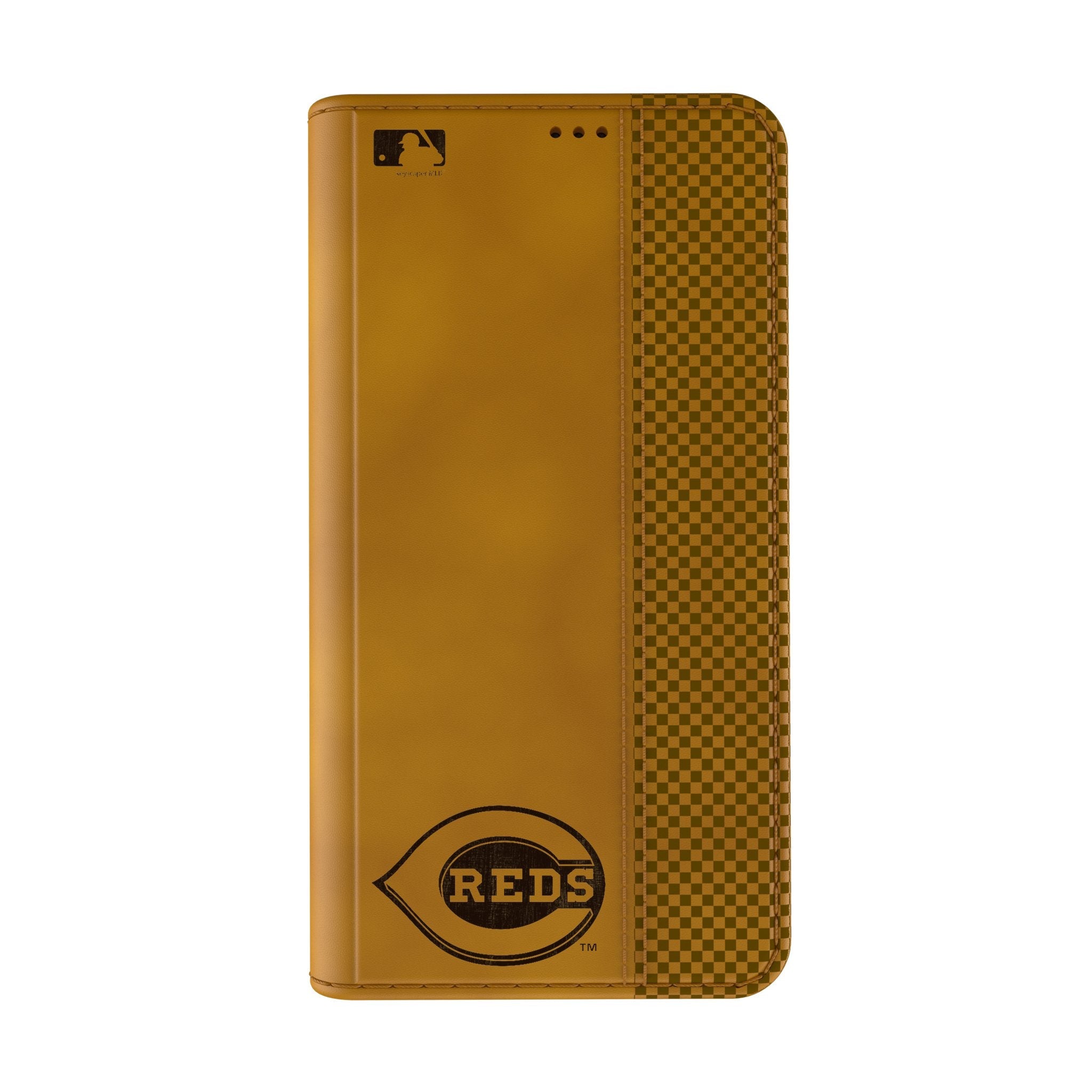 Cincinnati Reds Burn Folio Phone Case for Apple iPhone - Sports Gifts, Sports Memorabilia, Sports Collectibles, Fan Shop