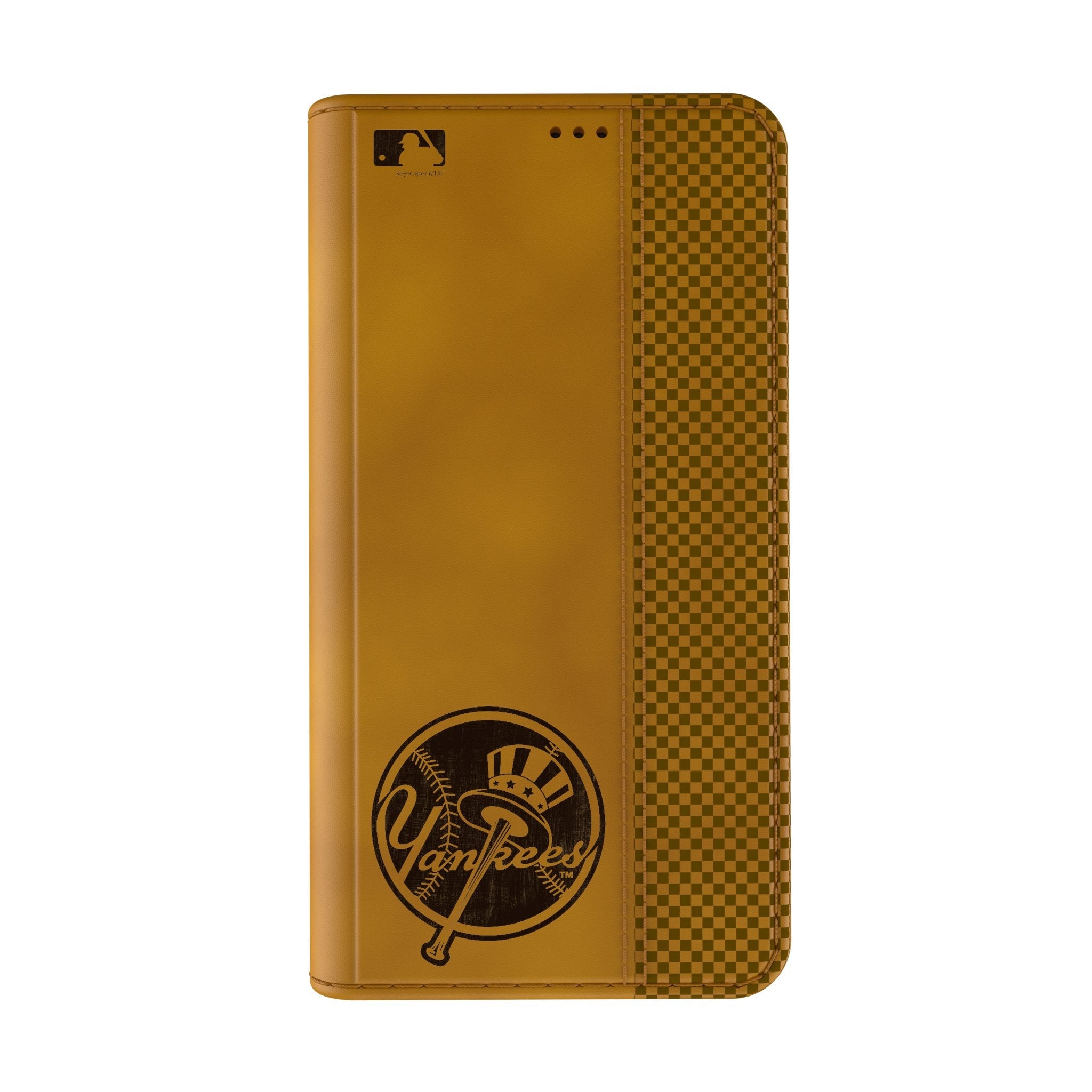 New York Yankees Burn Folio Phone Case for Apple iPhone - Sports Gifts, Sports Memorabilia, Sports Collectibles, Fan Shop