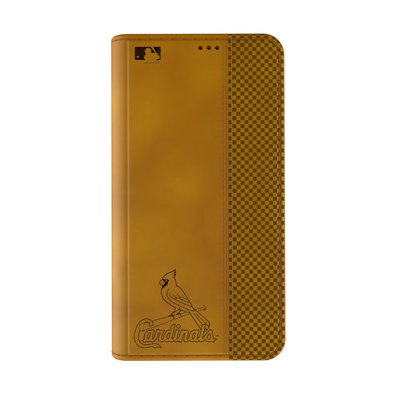 St Louis Cardinals Burn Folio Phone Case for Apple iPhone - Sports Gifts, Sports Memorabilia, Sports Collectibles, Fan Shop