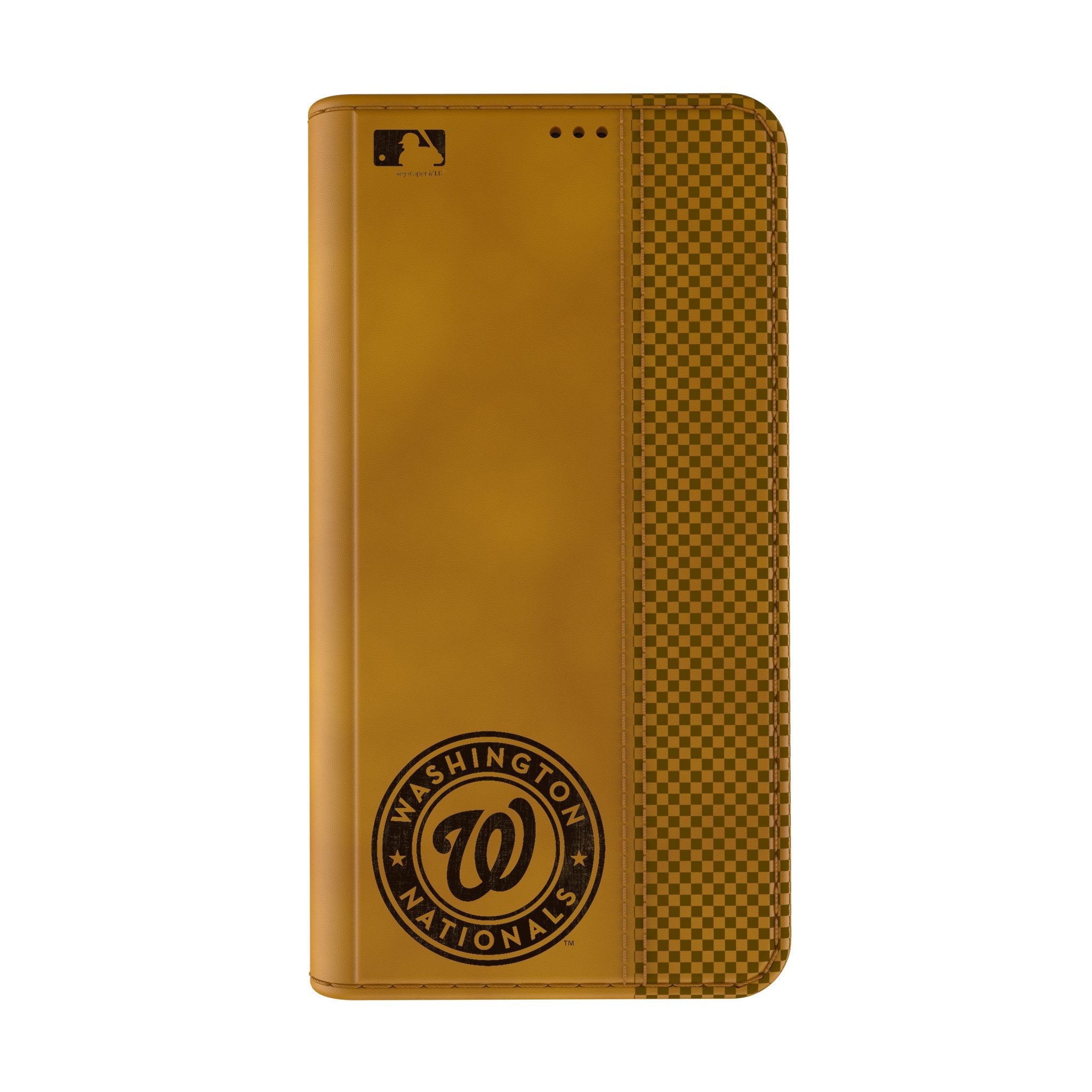 Washington Nationals Burn Folio Phone Case for Apple iPhone - Sports Gifts, Sports Memorabilia, Sports Collectibles, Fan Shop