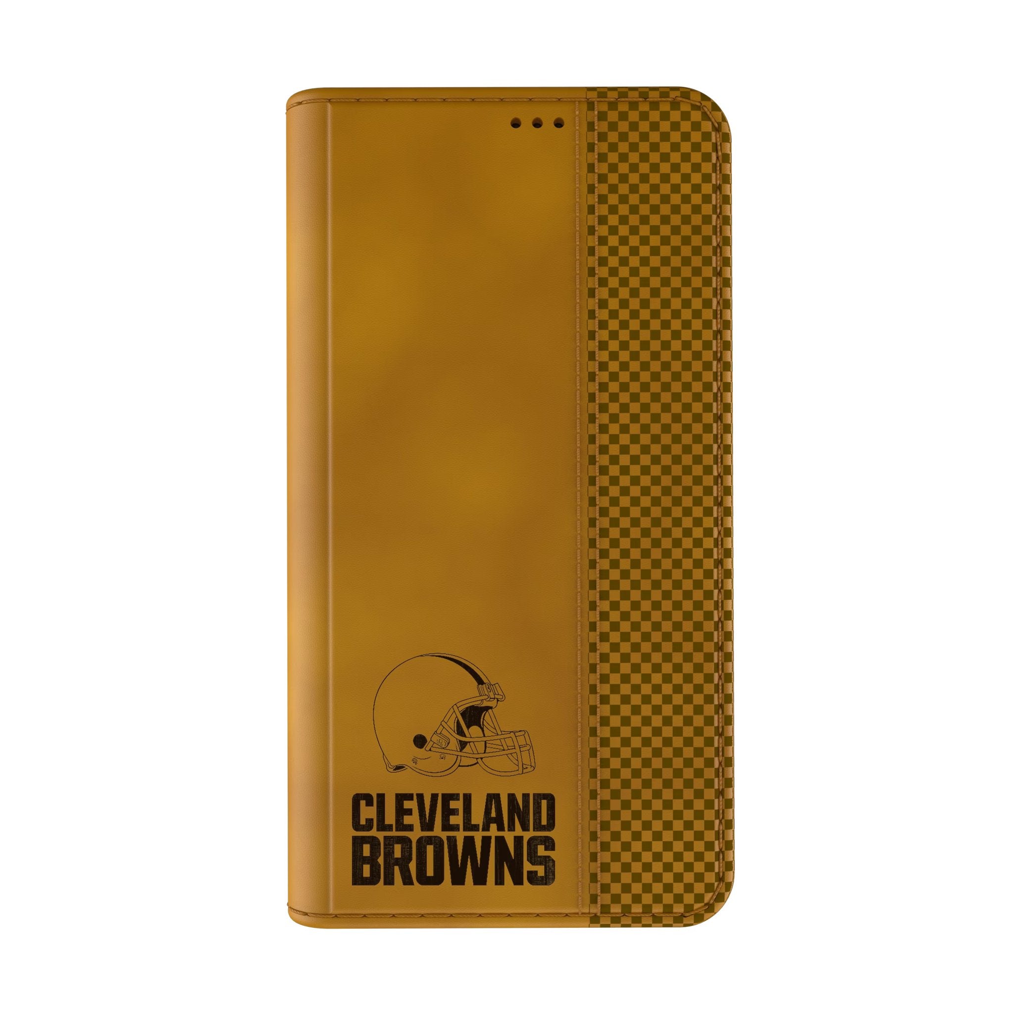Cleveland Browns Burn Folio Phone Case for Apple iPhone - Sports Gifts, Sports Memorabilia, Sports Collectibles, Fan Shop