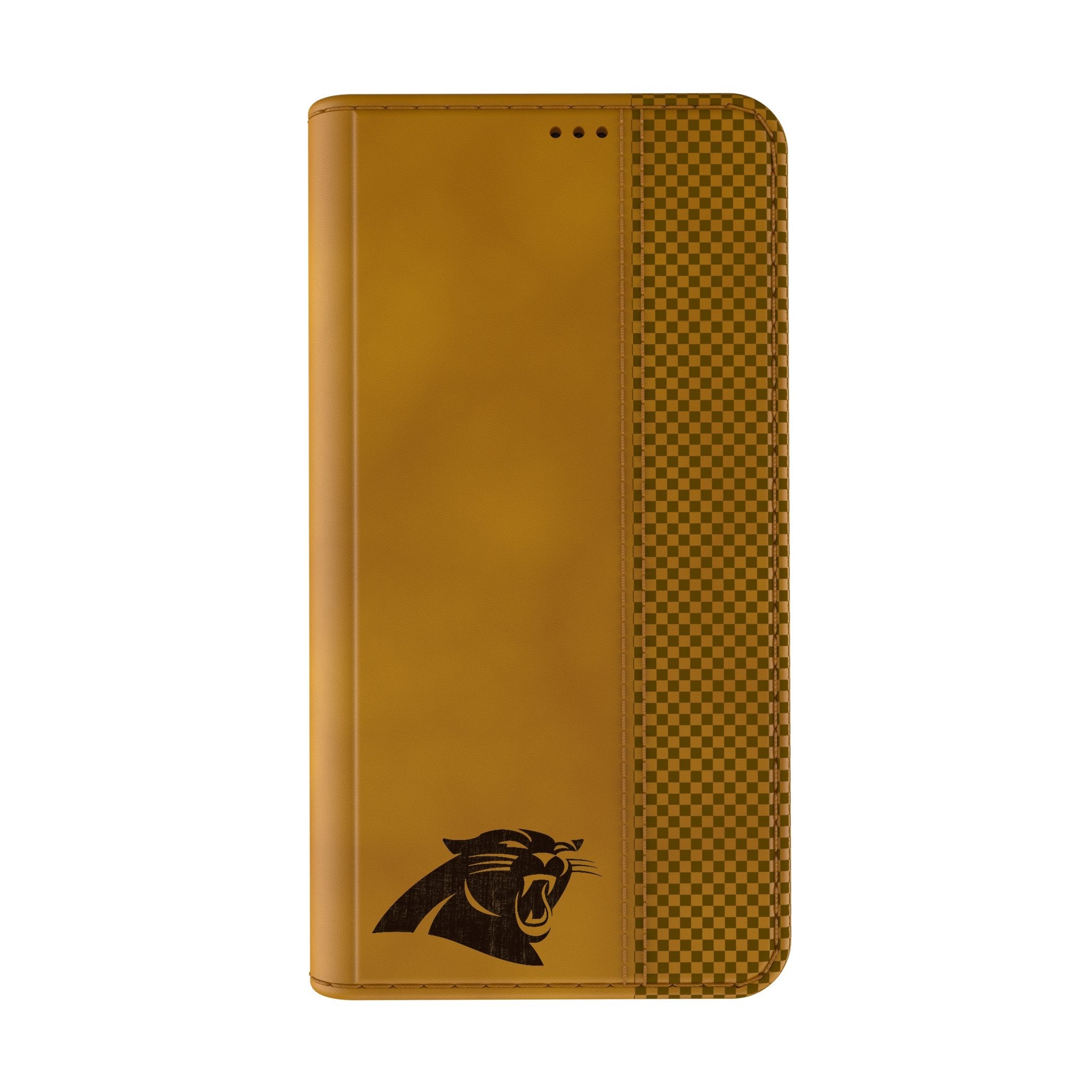 Carolina Panthers Burn Folio Phone Case for Apple iPhone - Sports Gifts, Sports Memorabilia, Sports Collectibles, Fan Shop