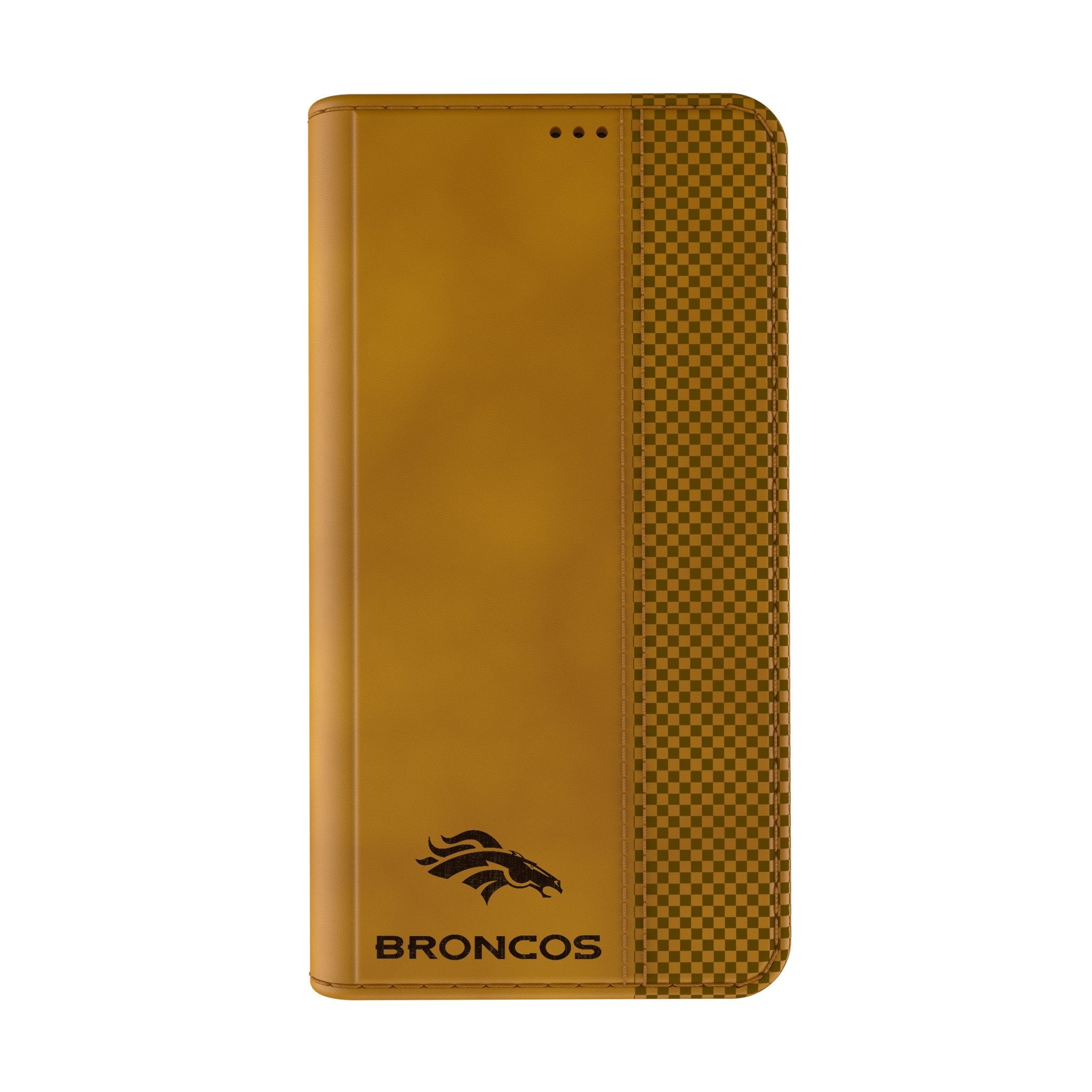 Denver Broncos Burn Folio Phone Case for Apple iPhone - Sports Gifts, Sports Memorabilia, Sports Collectibles, Fan Shop