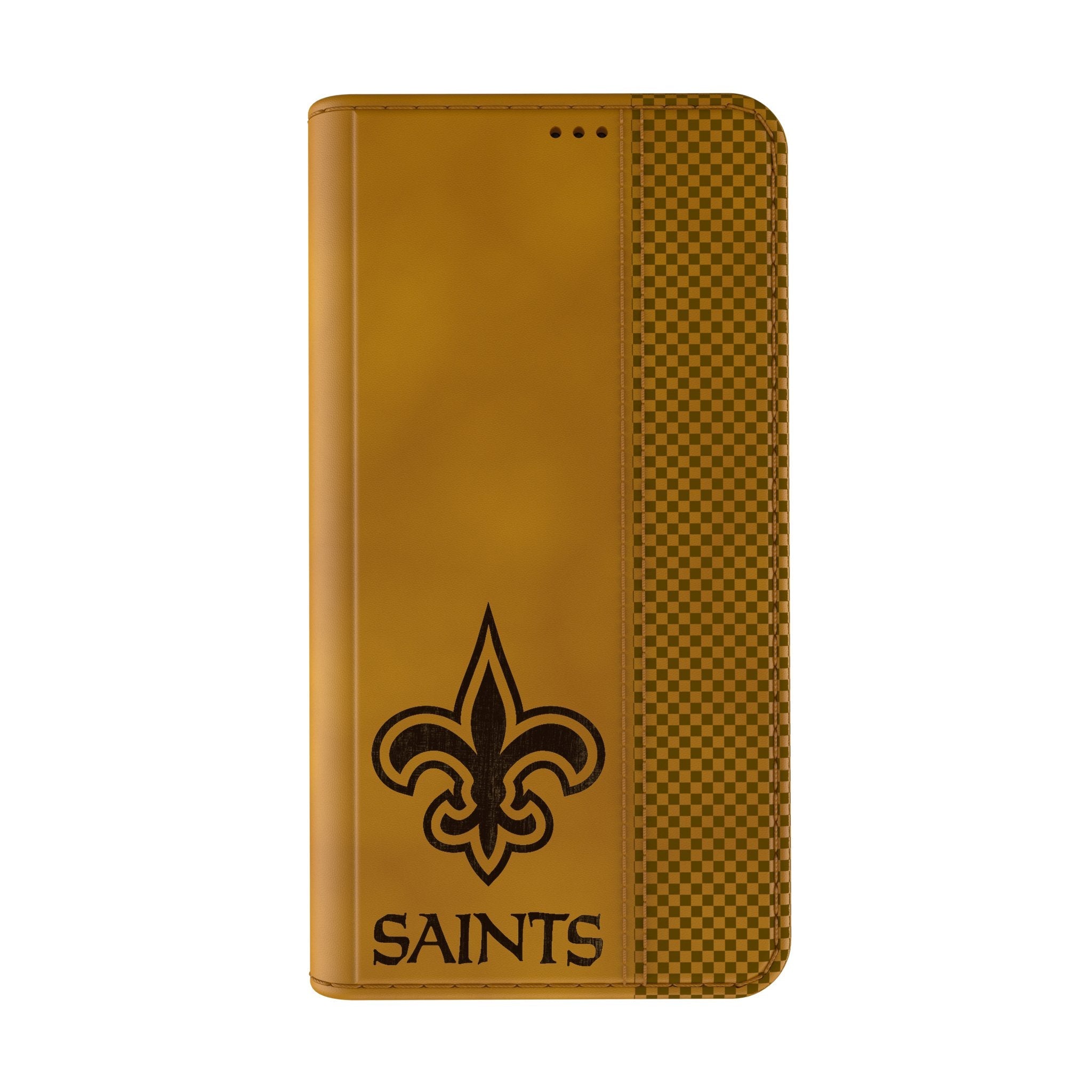 New Orleans Saints Burn Folio Phone Case for Apple iPhone - Sports Gifts, Sports Memorabilia, Sports Collectibles, Fan Shop