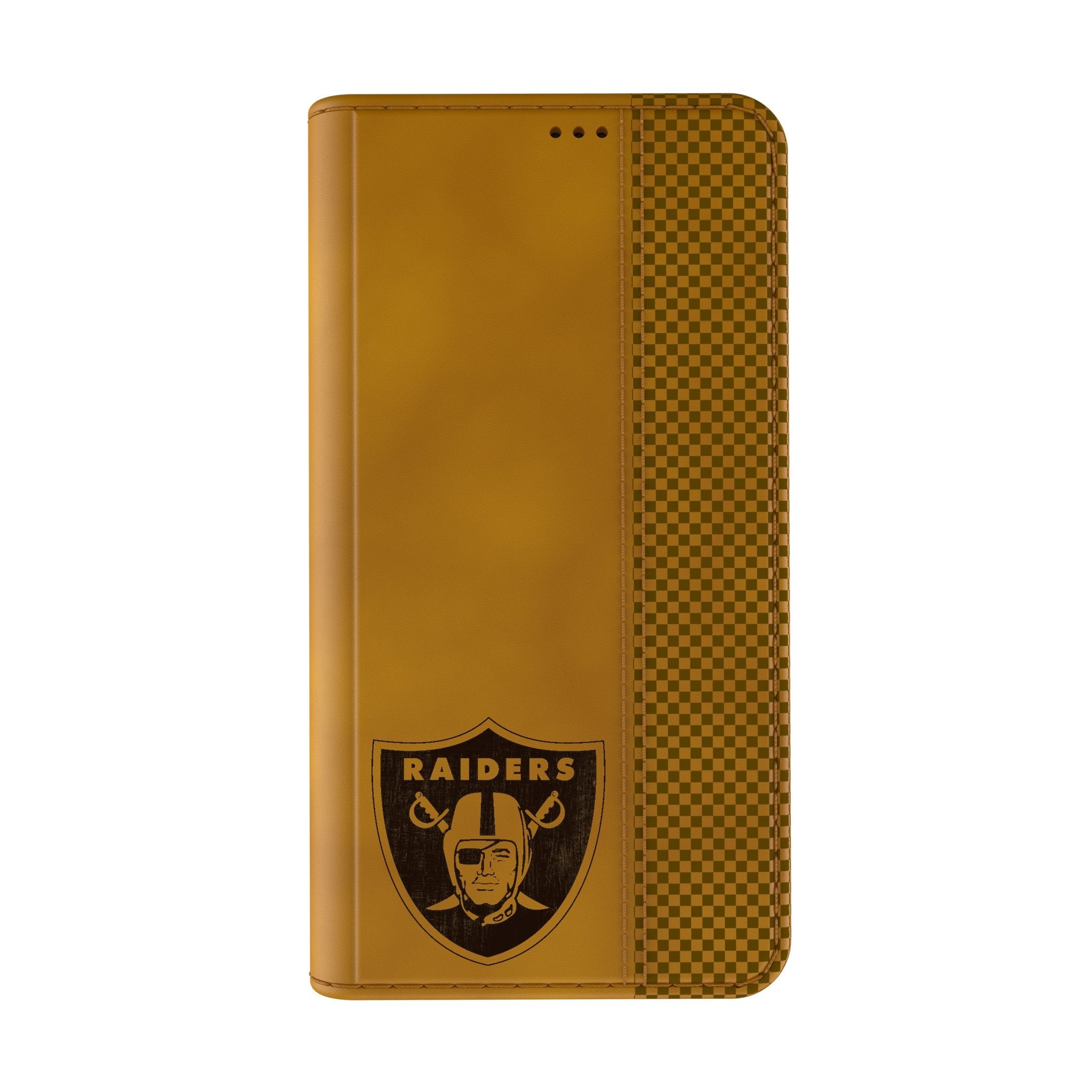 Las Vegas Raiders Burn Folio Phone Case for Apple iPhone - Sports Gifts, Sports Memorabilia, Sports Collectibles, Fan Shop