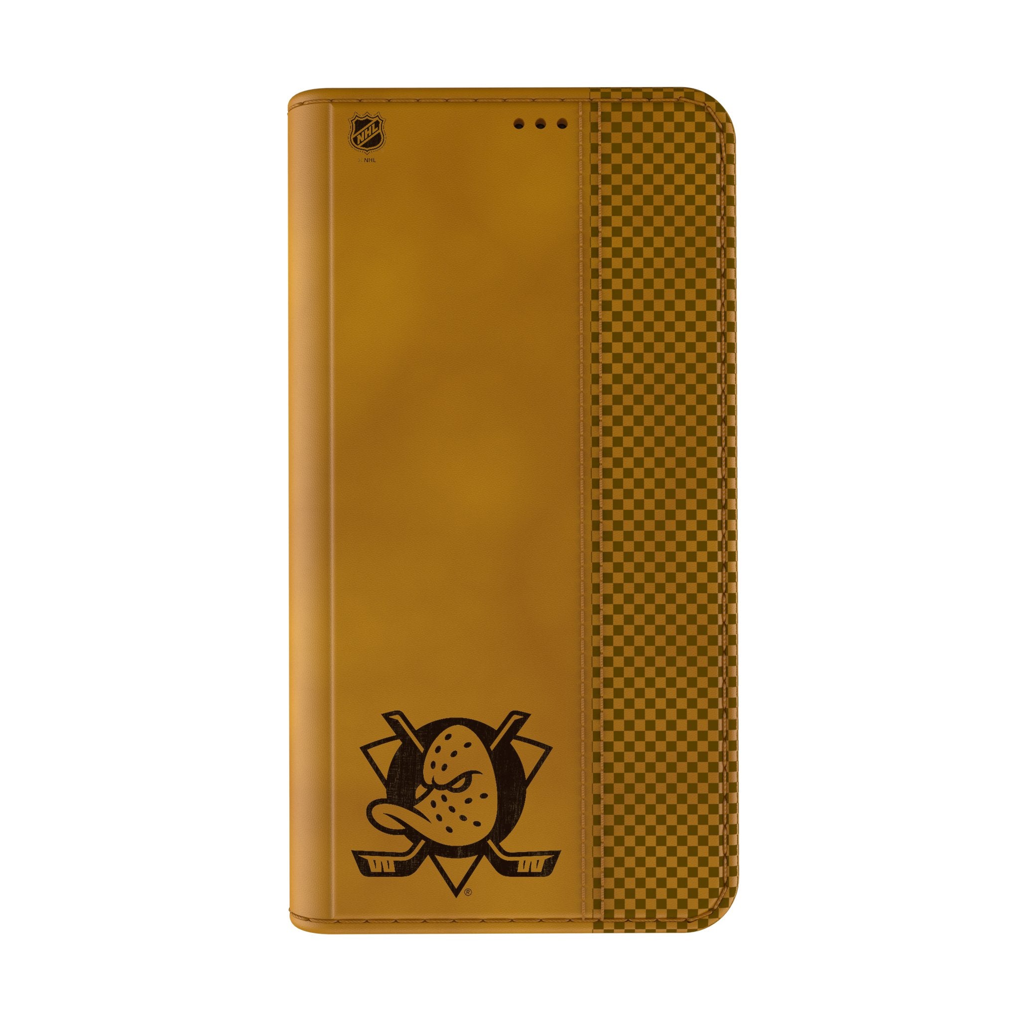 Anaheim Ducks Burn Folio Phone Case for Apple iPhone - Sports Gifts, Sports Memorabilia, Sports Collectibles, Fan Shop