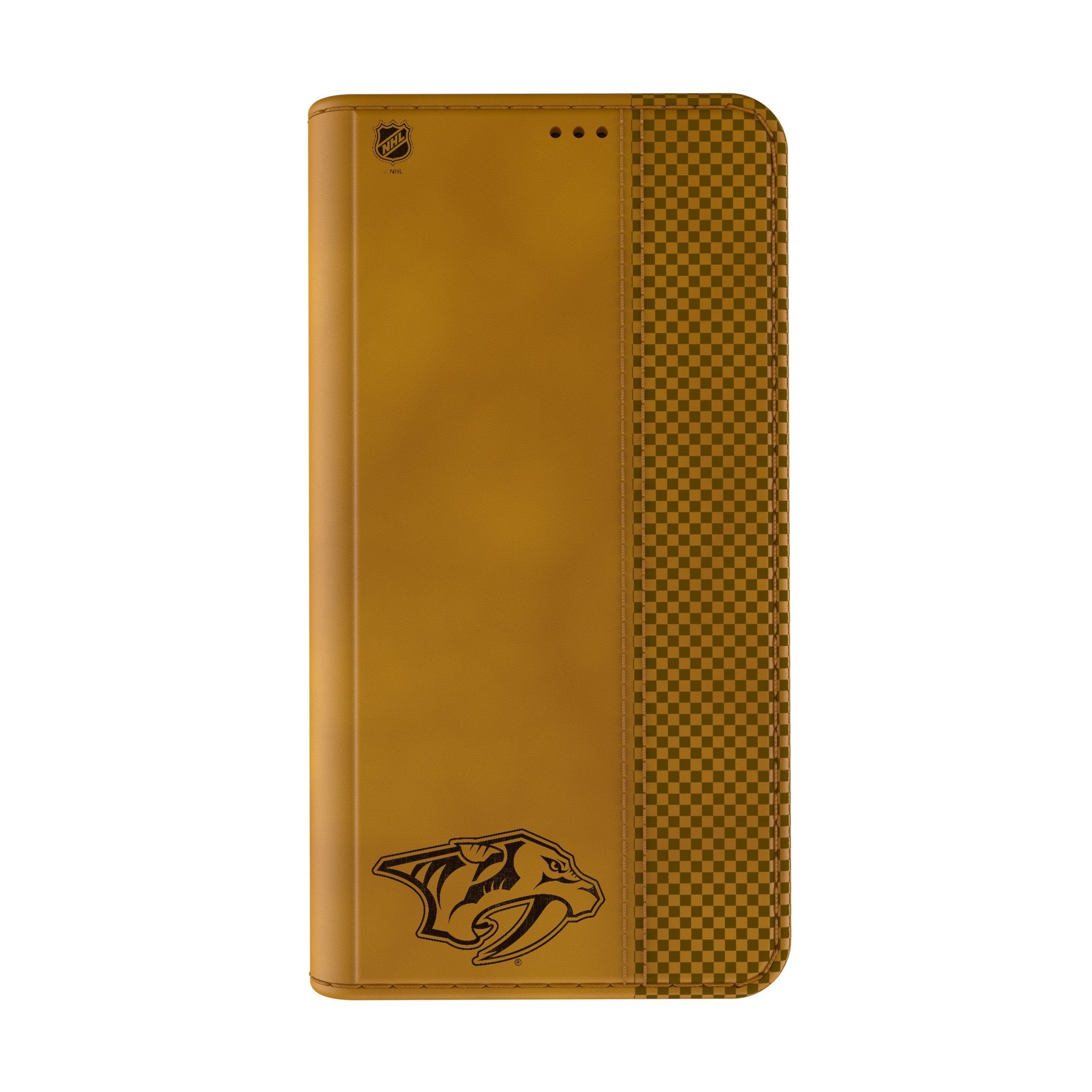 Nashville Predators Burn Folio Phone Case for Apple iPhone - Sports Gifts, Sports Memorabilia, Sports Collectibles, Fan Shop