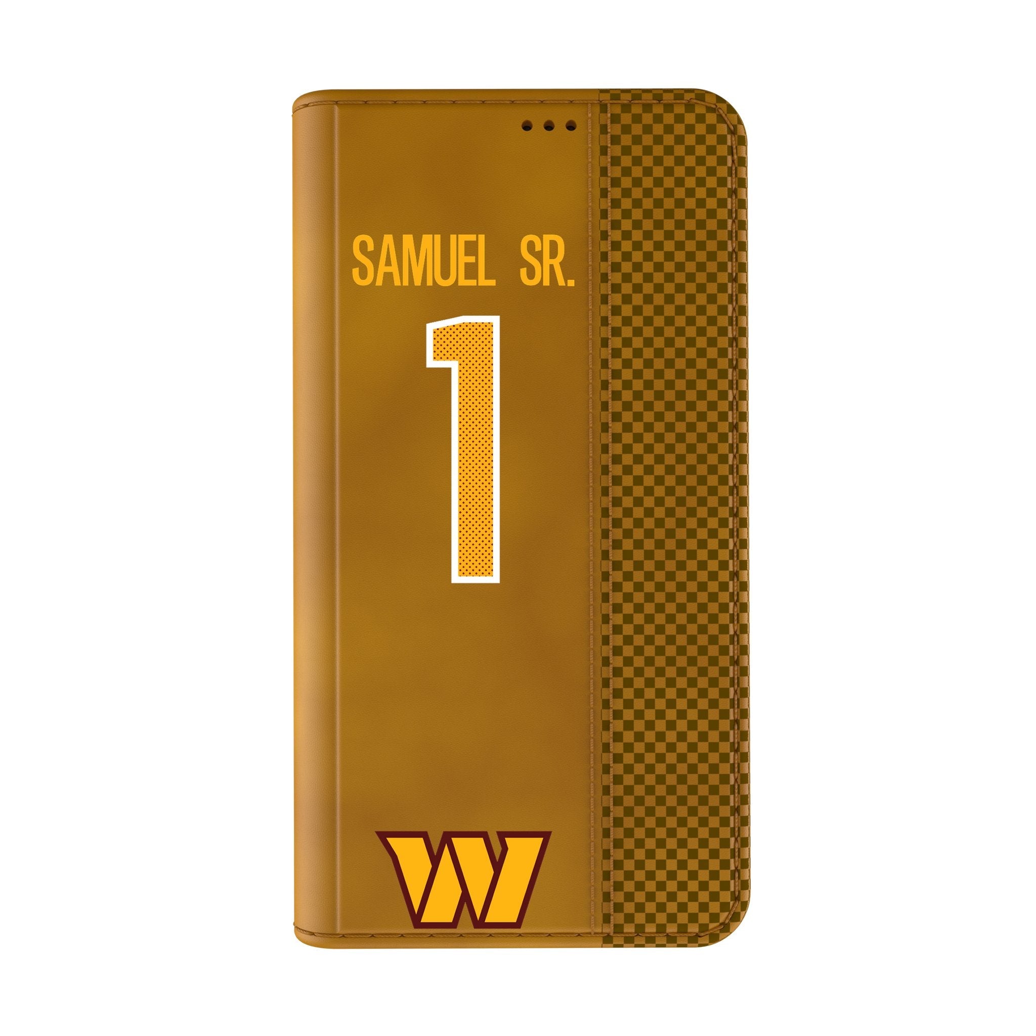 Deebo Samuel Sr. Washington Commanders 1 Game Tactic Folio Phone Case for Apple iPhone - Sports Gifts, Sports Memorabilia, Sports Collectibles, Fan Shop
