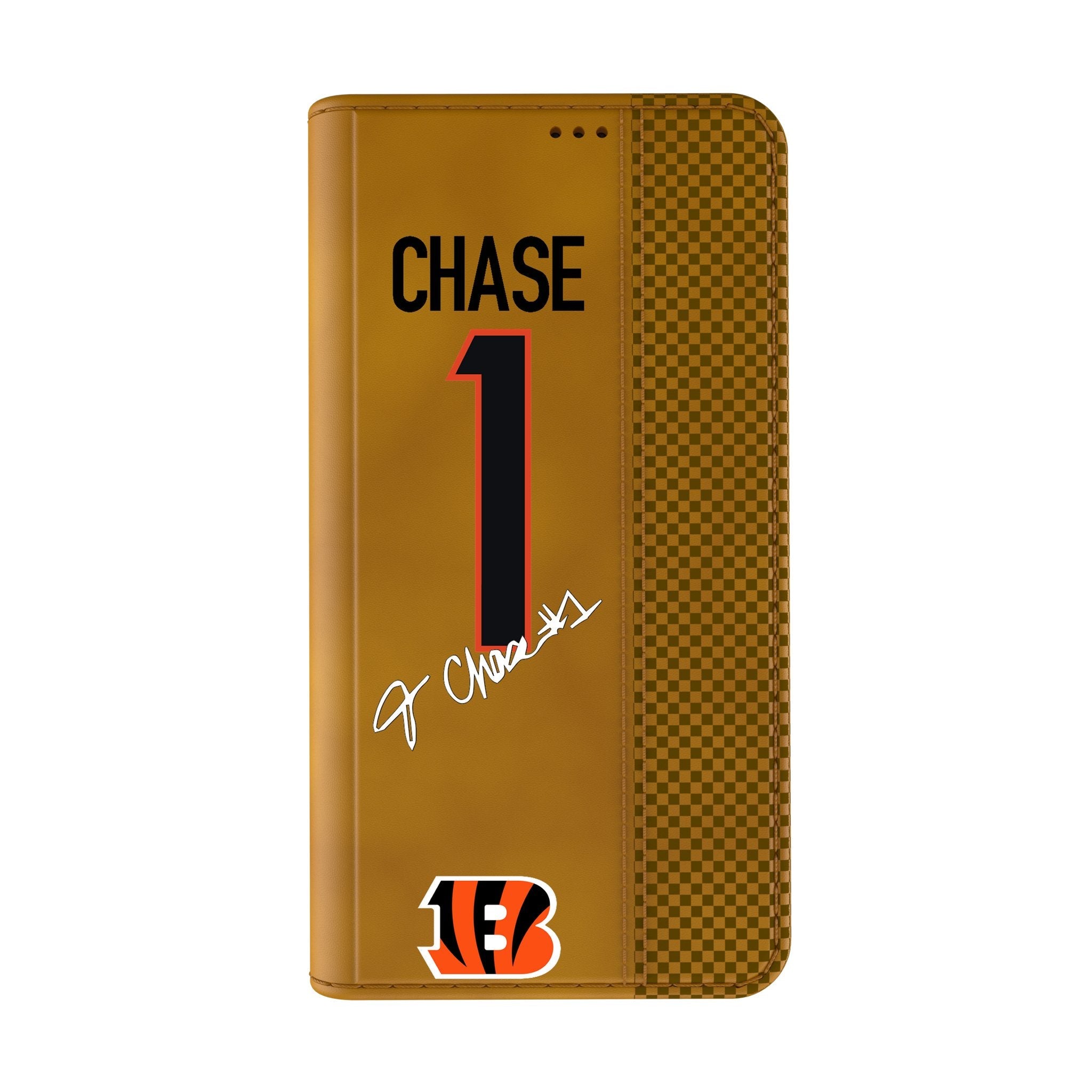 Ja'Marr Chase Cincinnati Bengals 1 Game Tactic Folio Phone Case for Apple iPhone - Sports Gifts, Sports Memorabilia, Sports Collectibles, Fan Shop