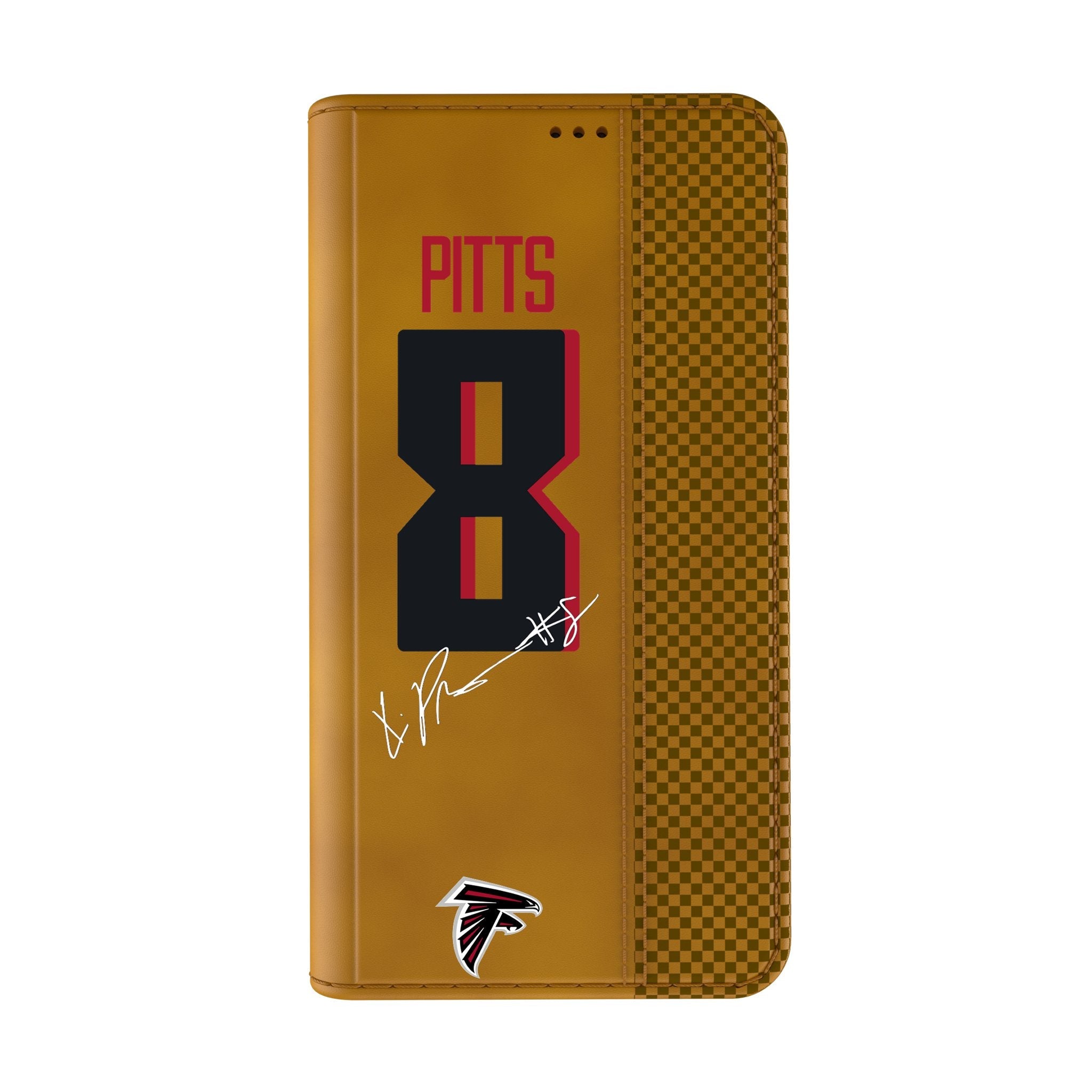 Kyle Pitts Atlanta Falcons 8 Game Tactic Folio Phone Case for Apple iPhone - Sports Gifts, Sports Memorabilia, Sports Collectibles, Fan Shop