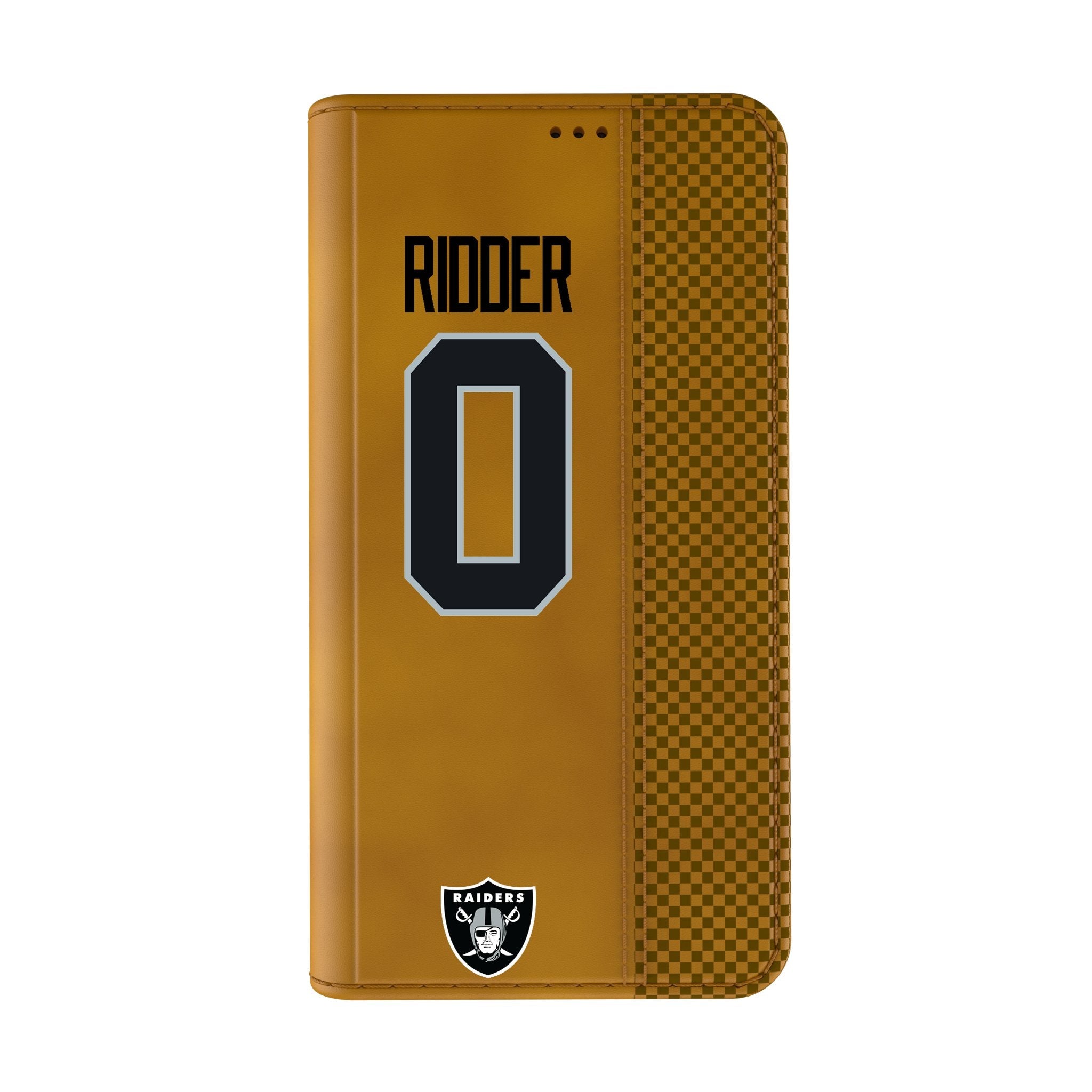 Desmond Ridder Las Vegas Raiders 0 Game Tactic Folio Phone Case for Apple iPhone - Sports Gifts, Sports Memorabilia, Sports Collectibles, Fan Shop