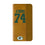 Elgton Jenkins Green Bay Packers 74 Game Tactic Folio Phone Case for Apple iPhone - Sports Gifts, Sports Memorabilia, Sports Collectibles, Fan Shop