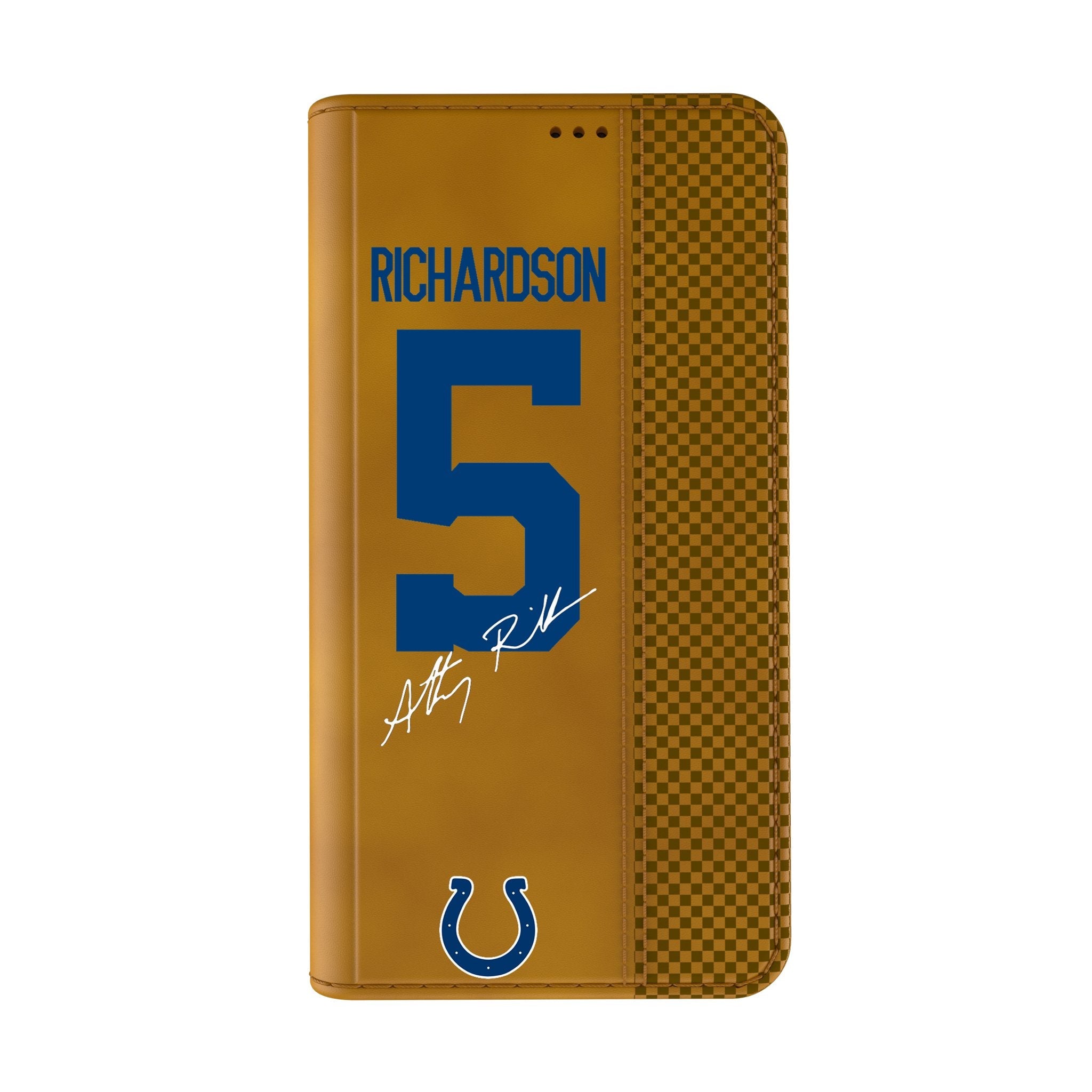Anthony Richardson Indianapolis Colts 5 Game Tactic Folio Phone Case for Apple iPhone - Sports Gifts, Sports Memorabilia, Sports Collectibles, Fan Shop