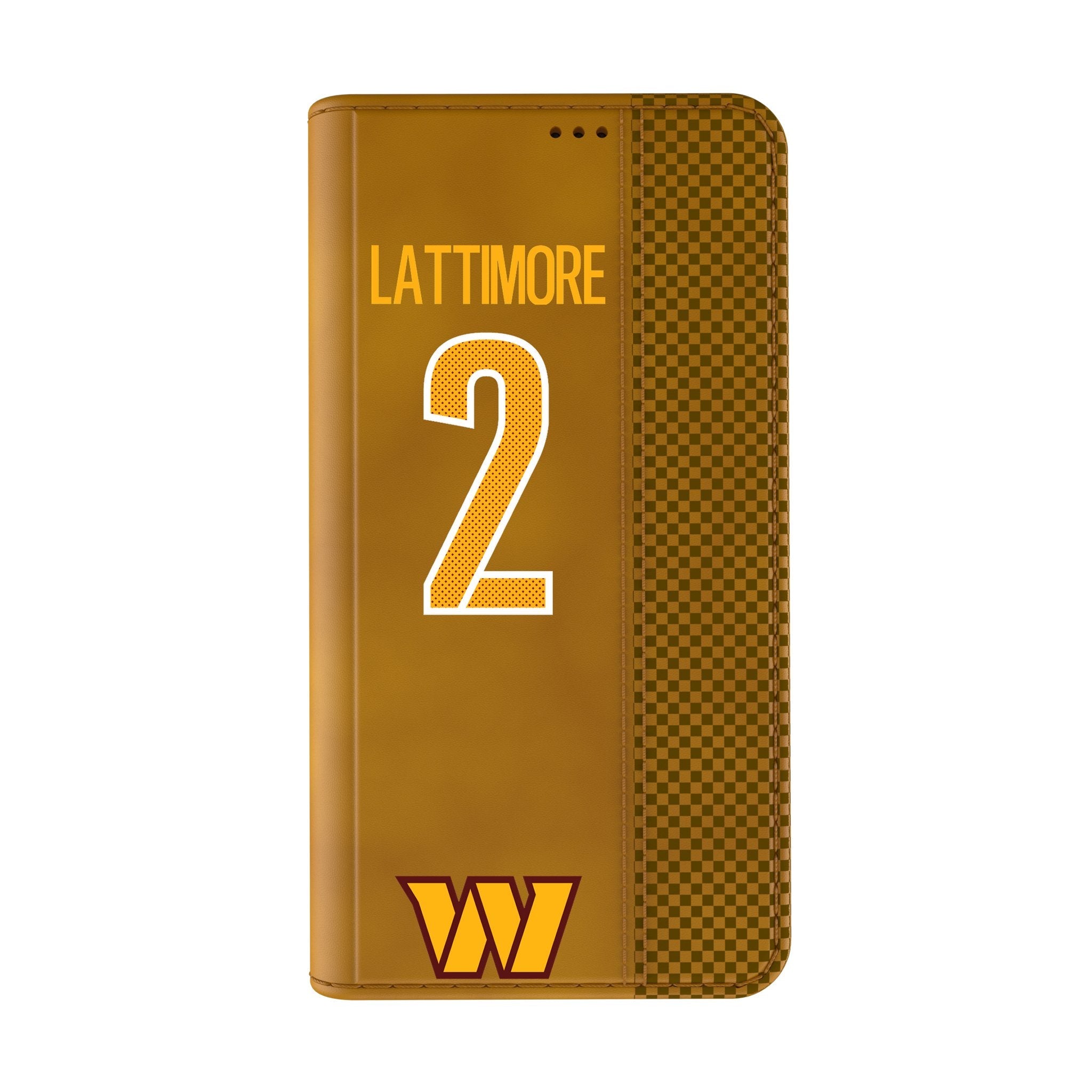 Marshon Lattimore Washington Commanders 2 Game Tactic Folio Phone Case for Apple iPhone - Sports Gifts, Sports Memorabilia, Sports Collectibles, Fan Shop