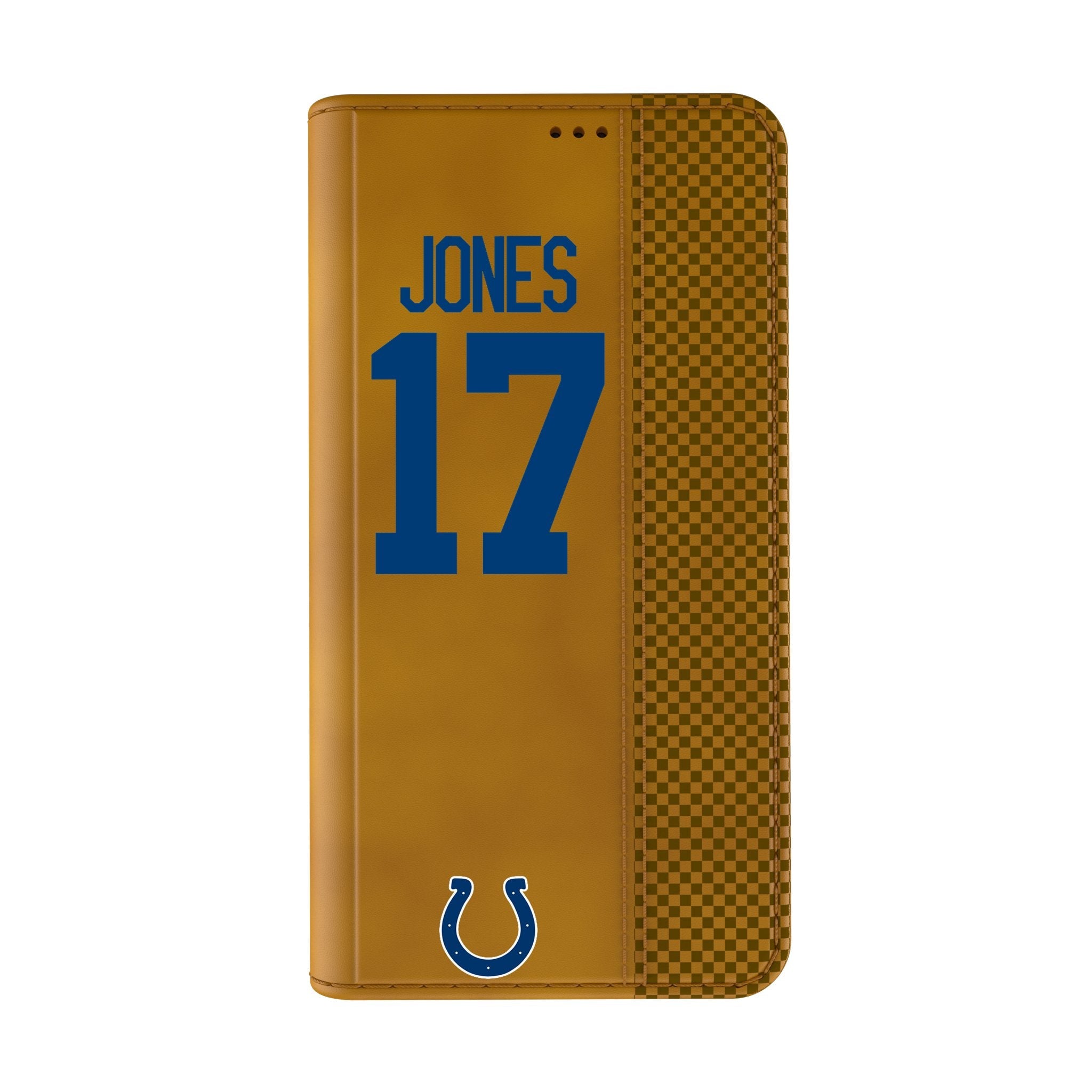 Daniel Jones Indianapolis Colts 17 Game Tactic Folio Phone Case for Apple iPhone - Sports Gifts, Sports Memorabilia, Sports Collectibles, Fan Shop