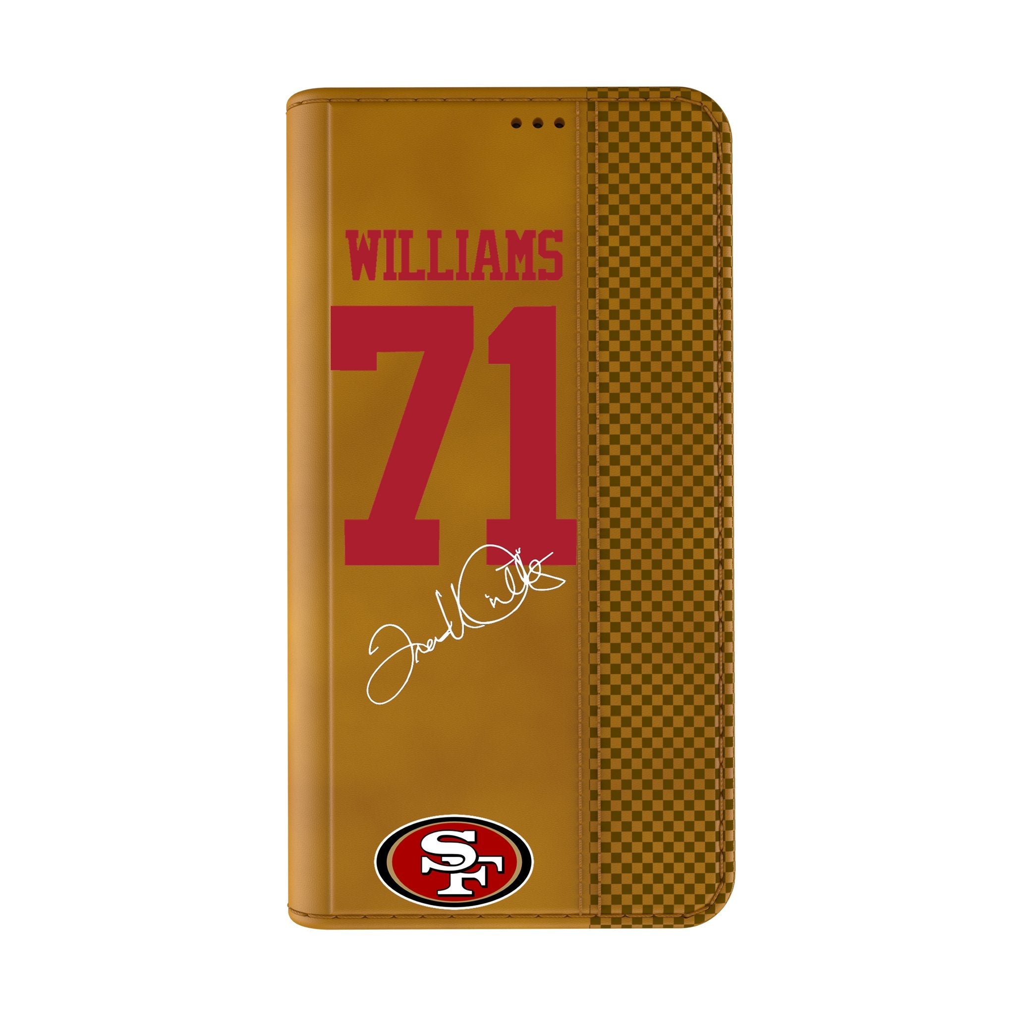 Trent Williams San Francisco 49ers 71 Game Tactic Folio Phone Case for Apple iPhone - Sports Gifts, Sports Memorabilia, Sports Collectibles, Fan Shop