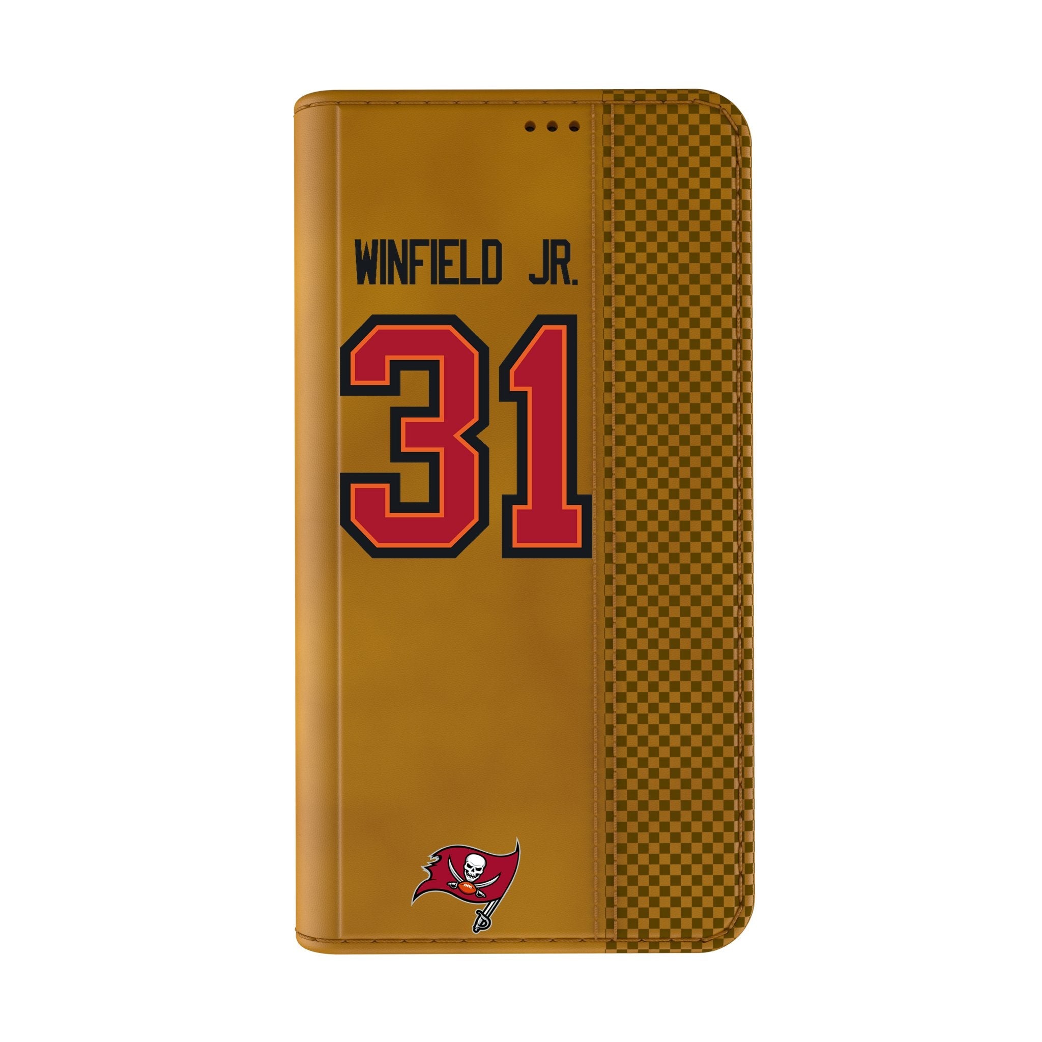 Antoine Winfield Jr. Tampa Bay Buccaneers 31 Game Tactic Folio Phone Case for Apple iPhone - Sports Gifts, Sports Memorabilia, Sports Collectibles, Fan Shop