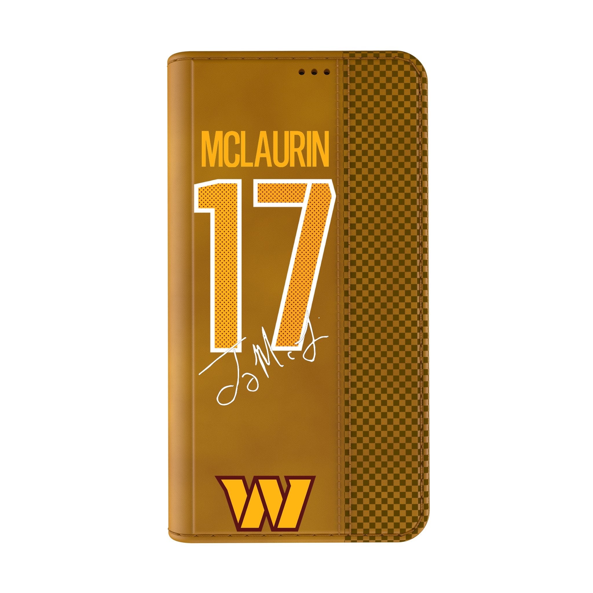 Terry McLaurin Washington Commanders 17 Game Tactic Folio Phone Case for Apple iPhone - Sports Gifts, Sports Memorabilia, Sports Collectibles, Fan Shop