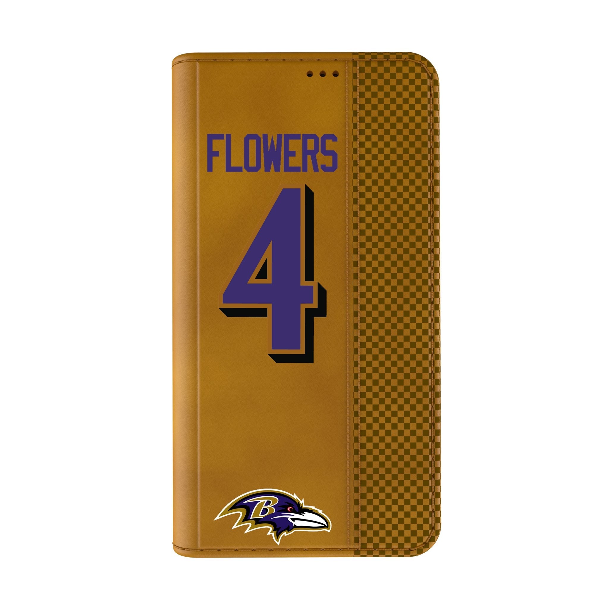 Zay Flowers Baltimore Ravens 4 Game Tactic Folio Phone Case for Apple iPhone - Sports Gifts, Sports Memorabilia, Sports Collectibles, Fan Shop