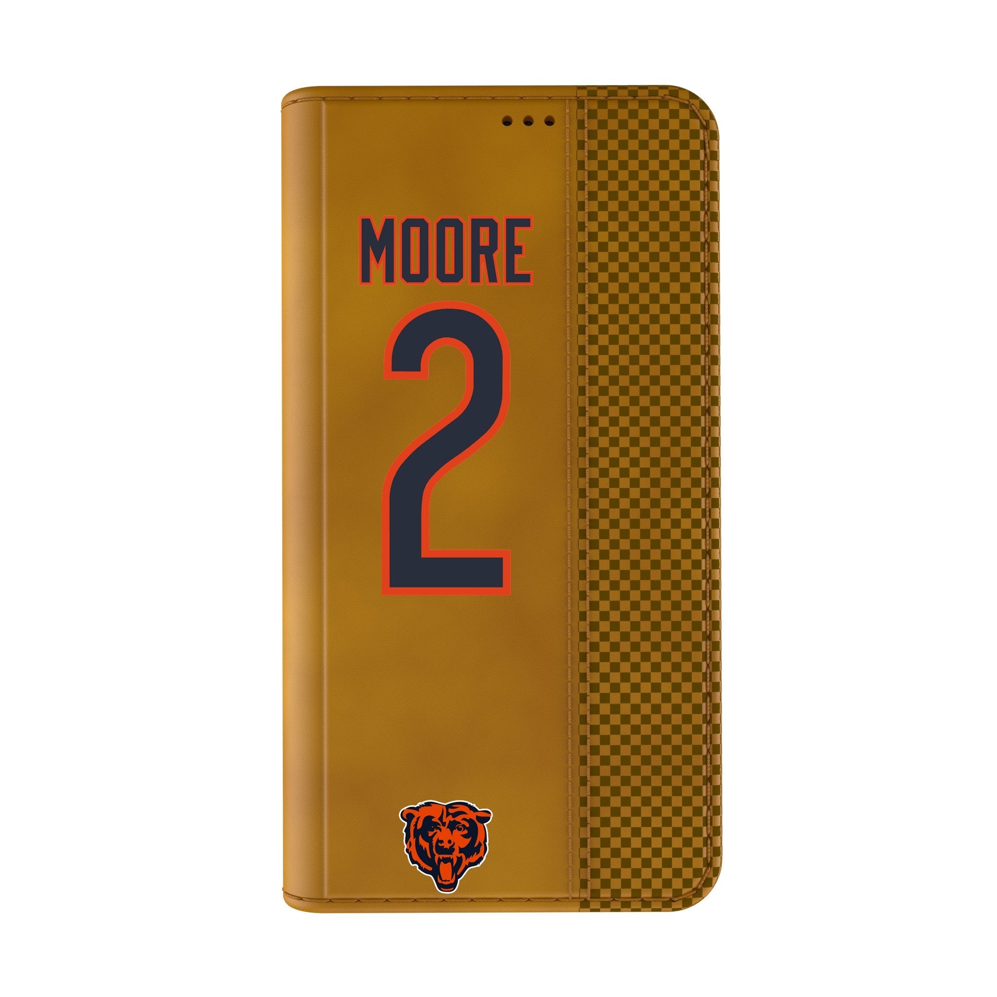 DJ Moore Chicago Bears 2 Game Tactic Folio Phone Case for Apple iPhone - Sports Gifts, Sports Memorabilia, Sports Collectibles, Fan Shop