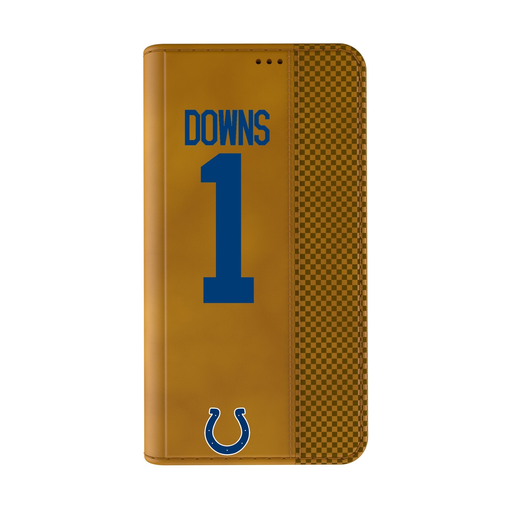 Josh Downs Indianapolis Colts 1 Game Tactic Folio Phone Case for Apple iPhone - Sports Gifts, Sports Memorabilia, Sports Collectibles, Fan Shop