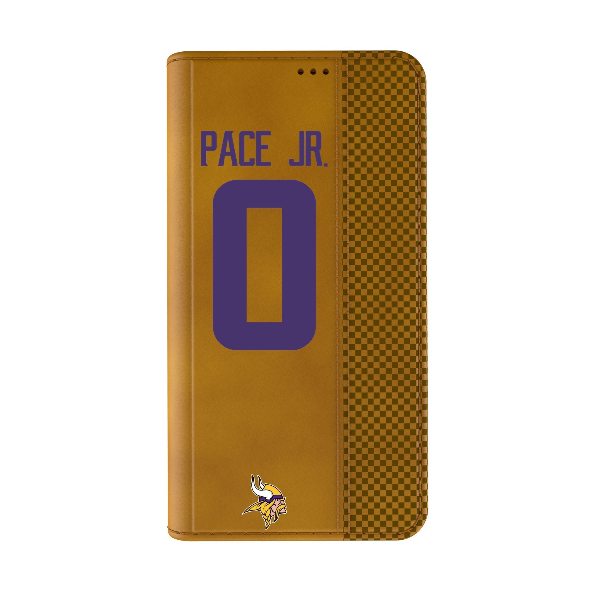 Ivan Pace Jr. Minnesota Vikings 0 Game Tactic Folio Phone Case for Apple iPhone - Sports Gifts, Sports Memorabilia, Sports Collectibles, Fan Shop