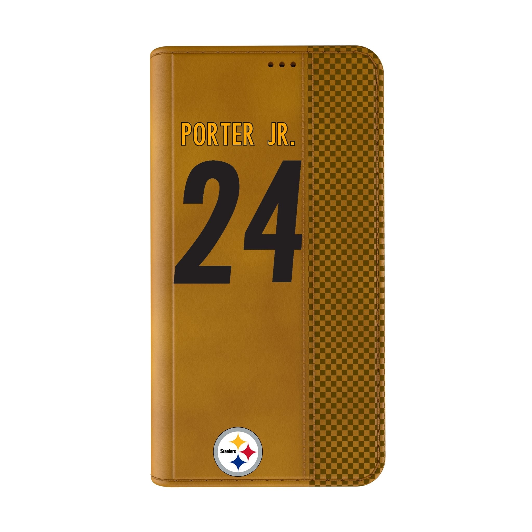 Joey Porter Jr. Pittsburgh Steelers 24 Game Tactic Folio Phone Case for Apple iPhone - Sports Gifts, Sports Memorabilia, Sports Collectibles, Fan Shop