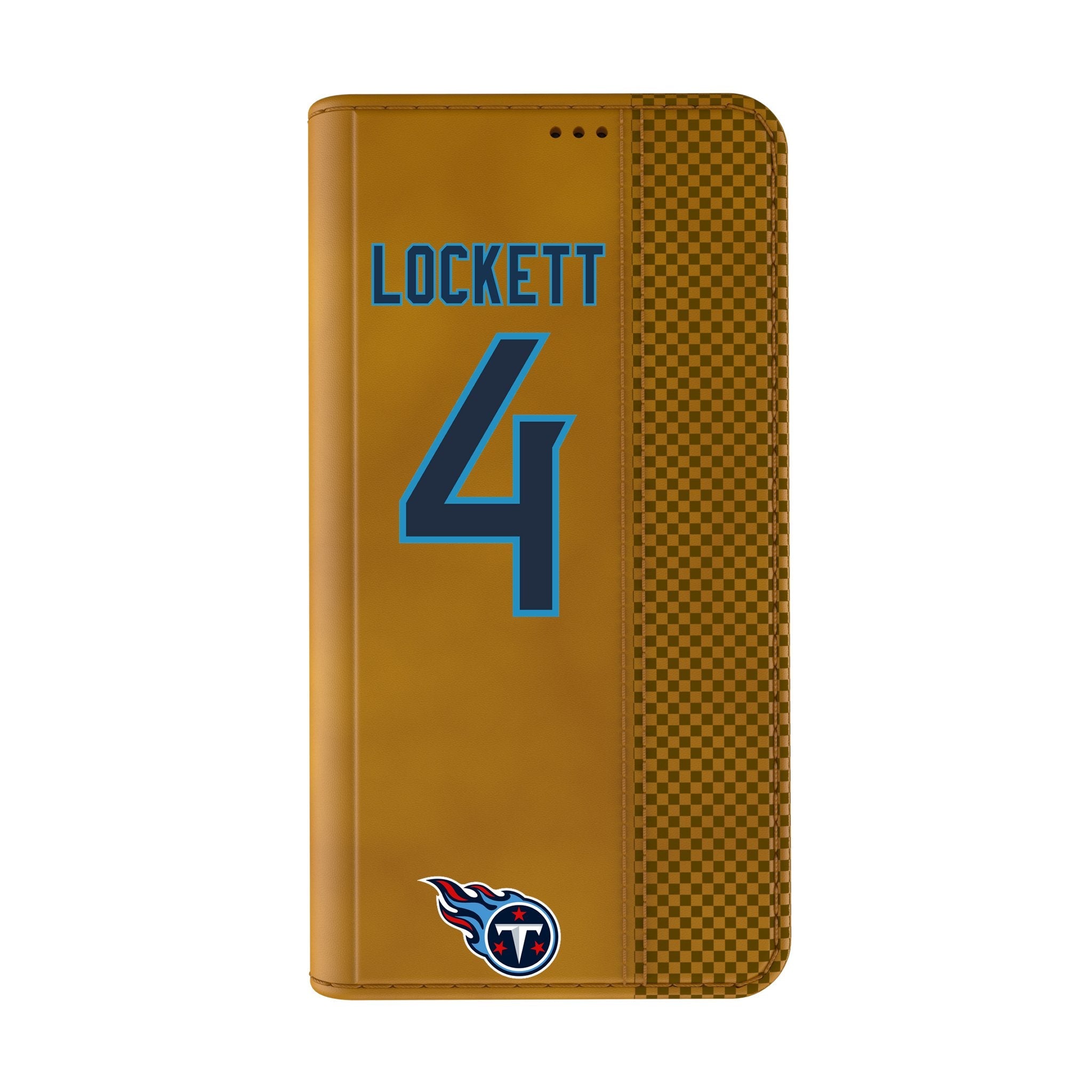 Tyler Lockett Tennessee Titans 4 Game Tactic Folio Phone Case for Apple iPhone - Sports Gifts, Sports Memorabilia, Sports Collectibles, Fan Shop