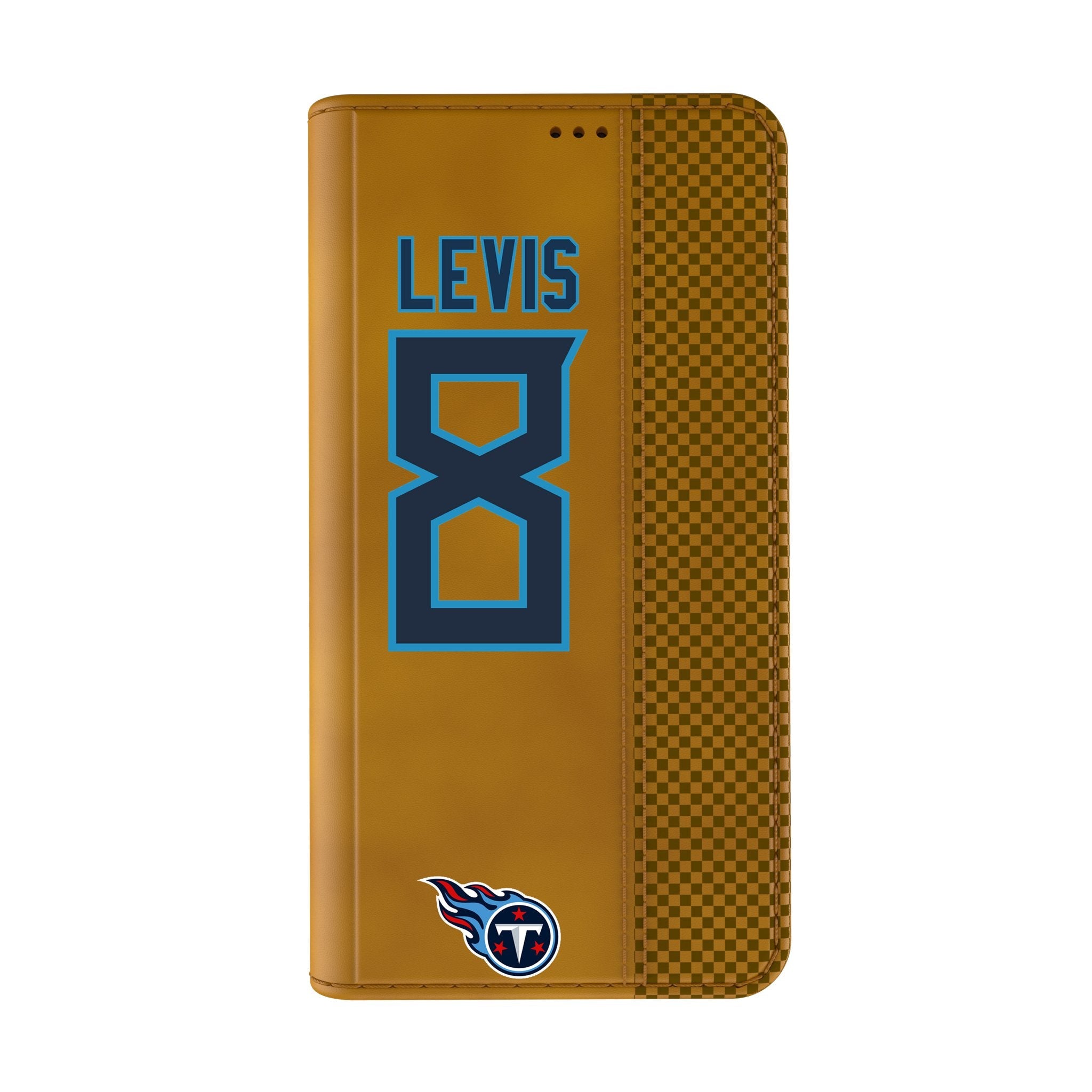 Will Levis Tennessee Titans 8 Game Tactic Folio Phone Case for Apple iPhone - Sports Gifts, Sports Memorabilia, Sports Collectibles, Fan Shop