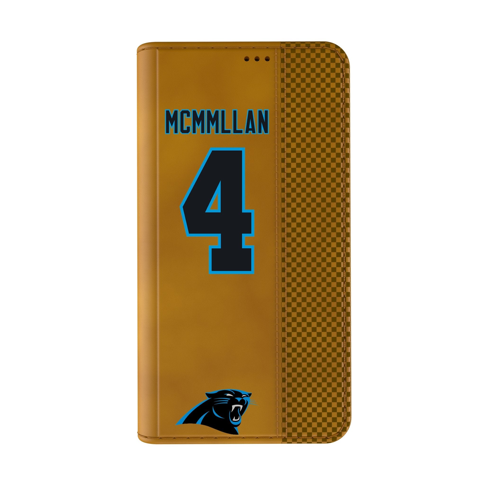 Tetairoa McMillan Carolina Panthers 4 Game Tactic Folio Phone Case for Apple iPhone - Sports Gifts, Sports Memorabilia, Sports Collectibles, Fan Shop