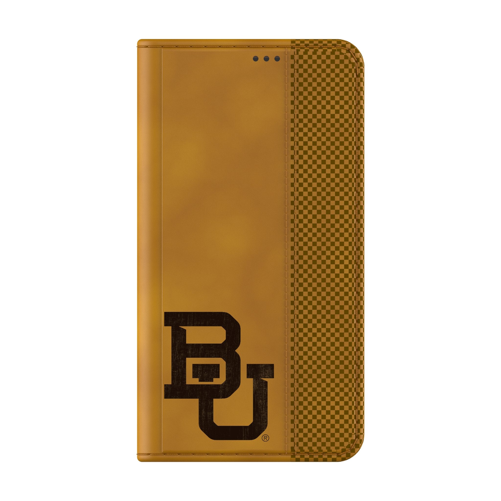 Baylor University Bears Burn Folio Phone Case for Samsung Galaxy - Sports Gifts, Sports Memorabilia, Sports Collectibles, Fan Shop
