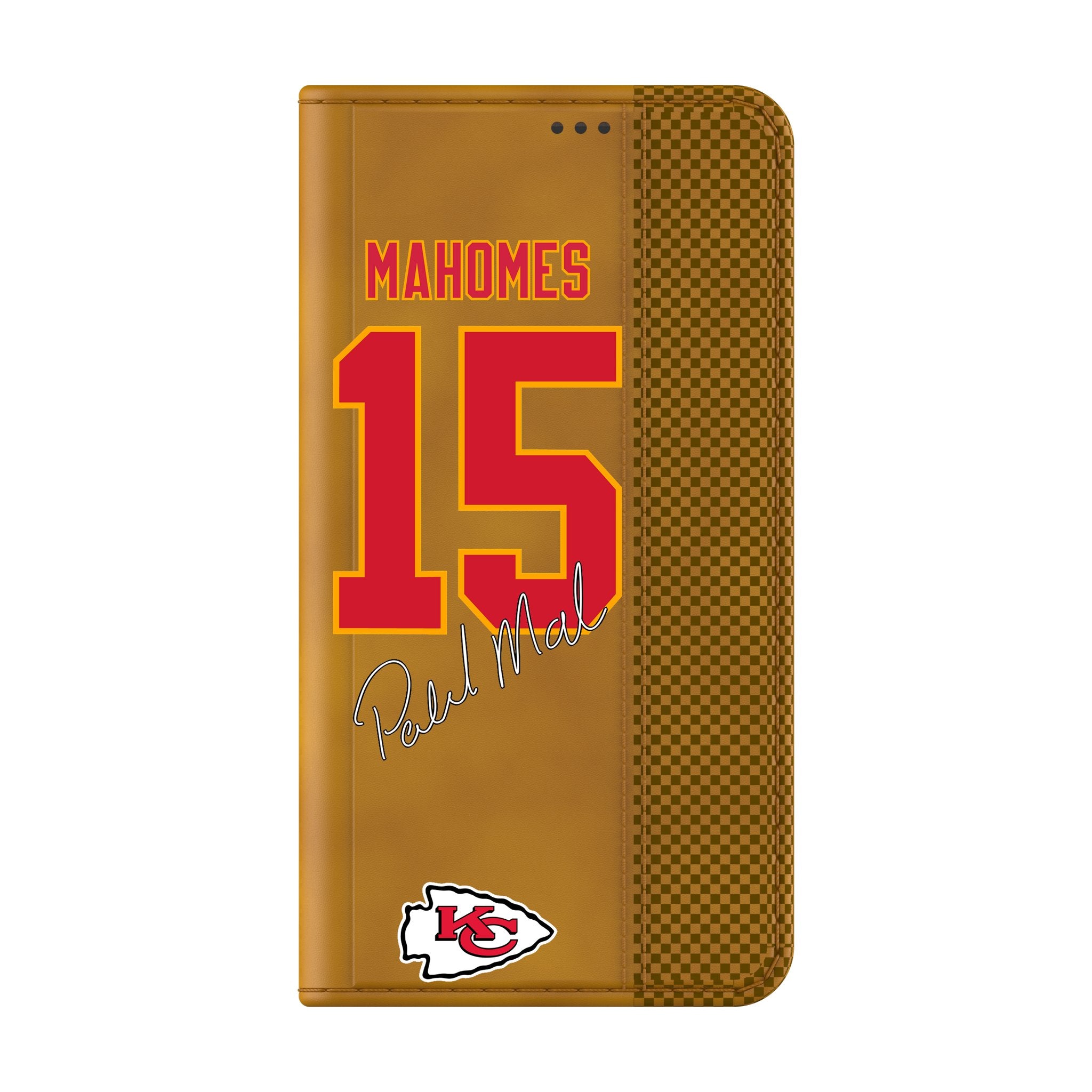 Patrick Mahomes Kansas City Chiefs 15 Game Tactic Folio Phone Case for Samsung Galaxy - Sports Gifts, Sports Memorabilia, Sports Collectibles, Fan Shop