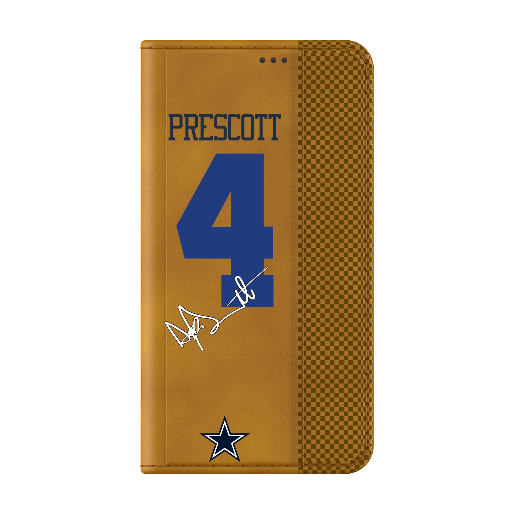 Dak Prescott Dallas Cowboys 4 Game Tactic Folio Phone Case for Samsung Galaxy - Sports Gifts, Sports Memorabilia, Sports Collectibles, Fan Shop