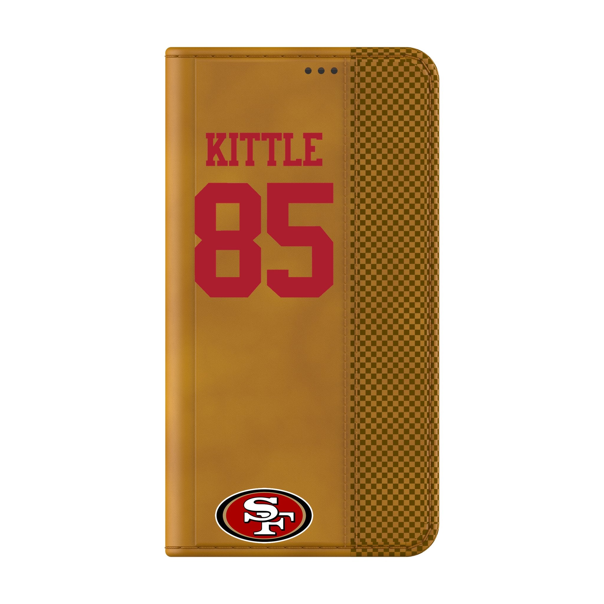 George Kittle San Francisco 49ers 85 Game Tactic Folio Phone Case for Samsung Galaxy - Sports Gifts, Sports Memorabilia, Sports Collectibles, Fan Shop