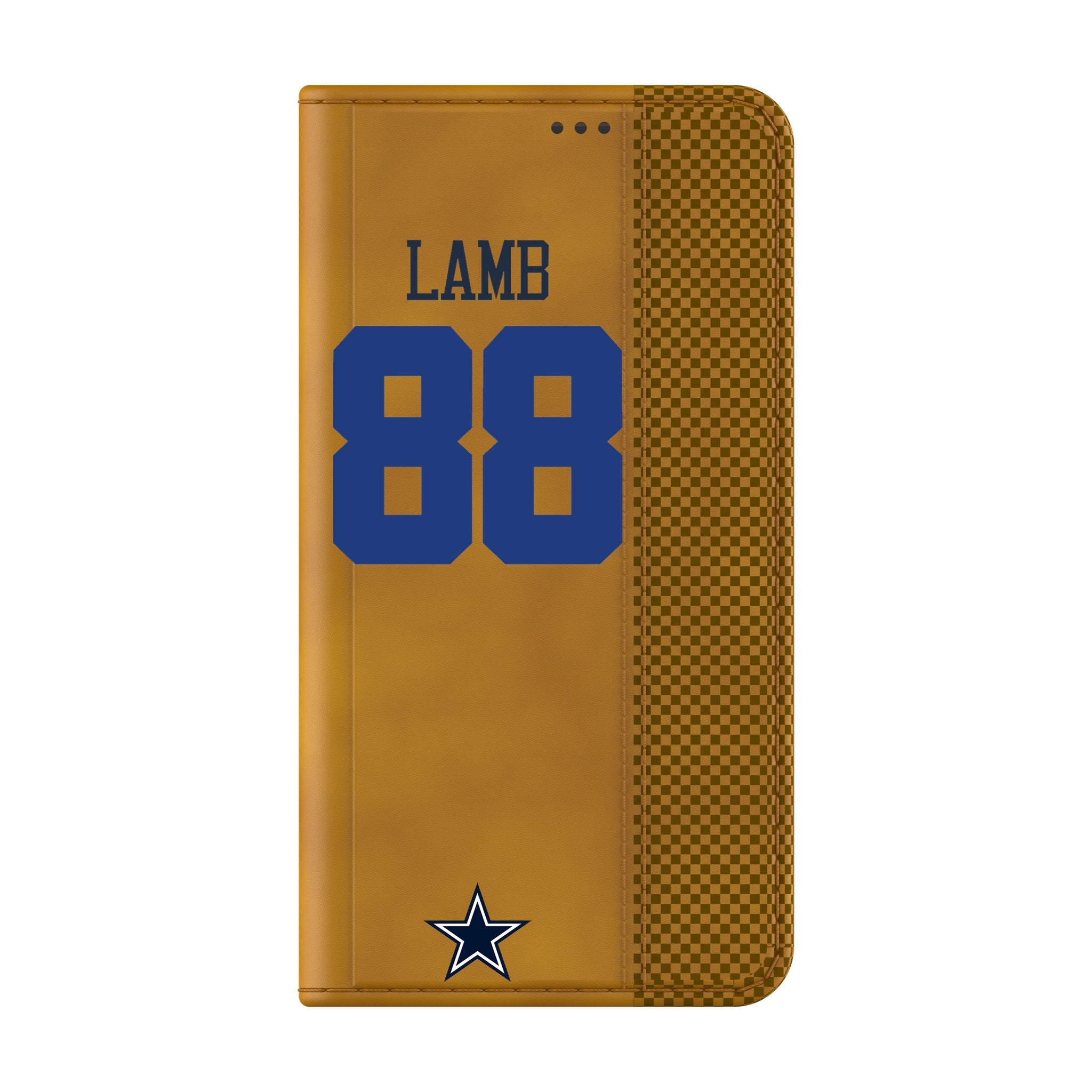 CeeDee Lamb Dallas Cowboys 88 Game Tactic Folio Phone Case for Samsung Galaxy - Sports Gifts, Sports Memorabilia, Sports Collectibles, Fan Shop