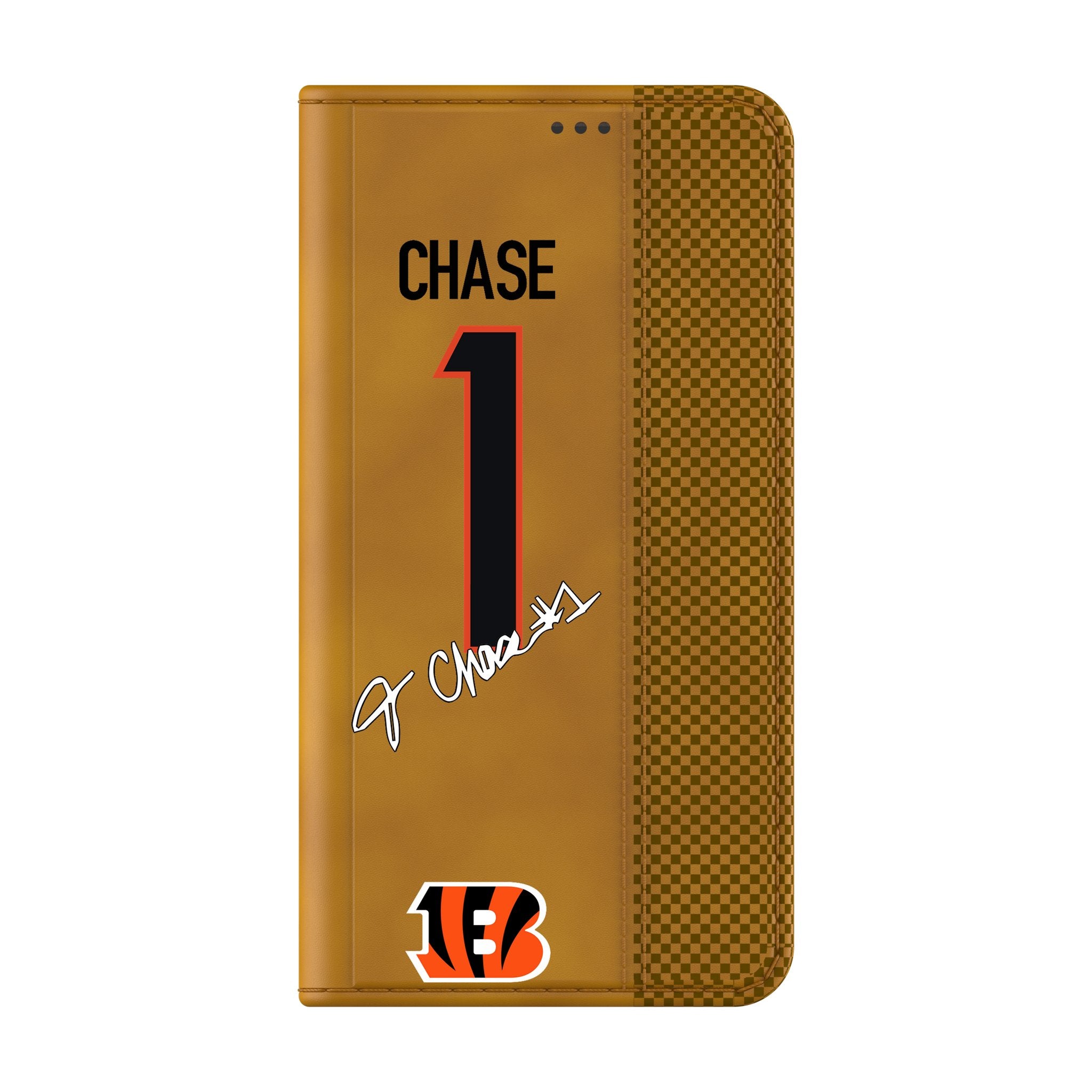 Ja'Marr Chase Cincinnati Bengals 1 Game Tactic Folio Phone Case for Samsung Galaxy - Sports Gifts, Sports Memorabilia, Sports Collectibles, Fan Shop