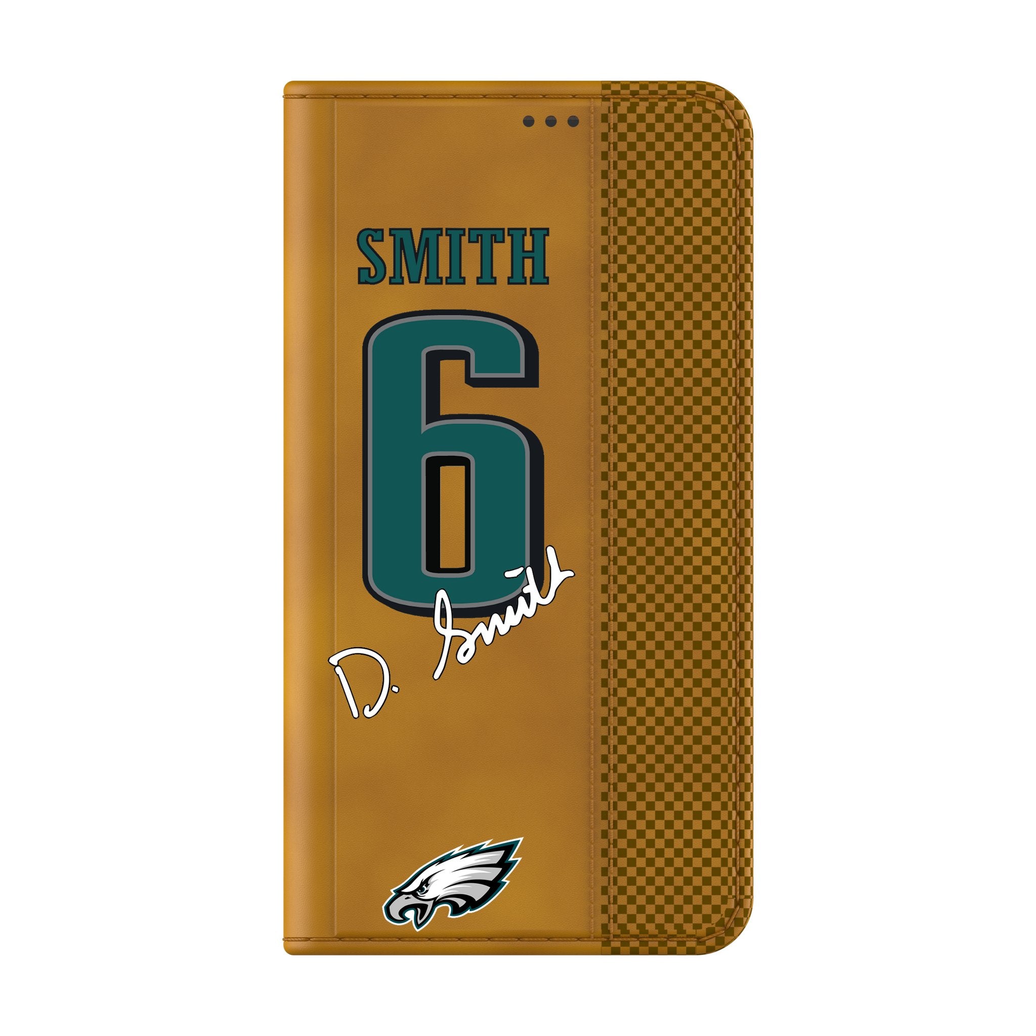 DeVonta Smith Philadelphia Eagles 6 Game Tactic Folio Phone Case for Samsung Galaxy - Sports Gifts, Sports Memorabilia, Sports Collectibles, Fan Shop