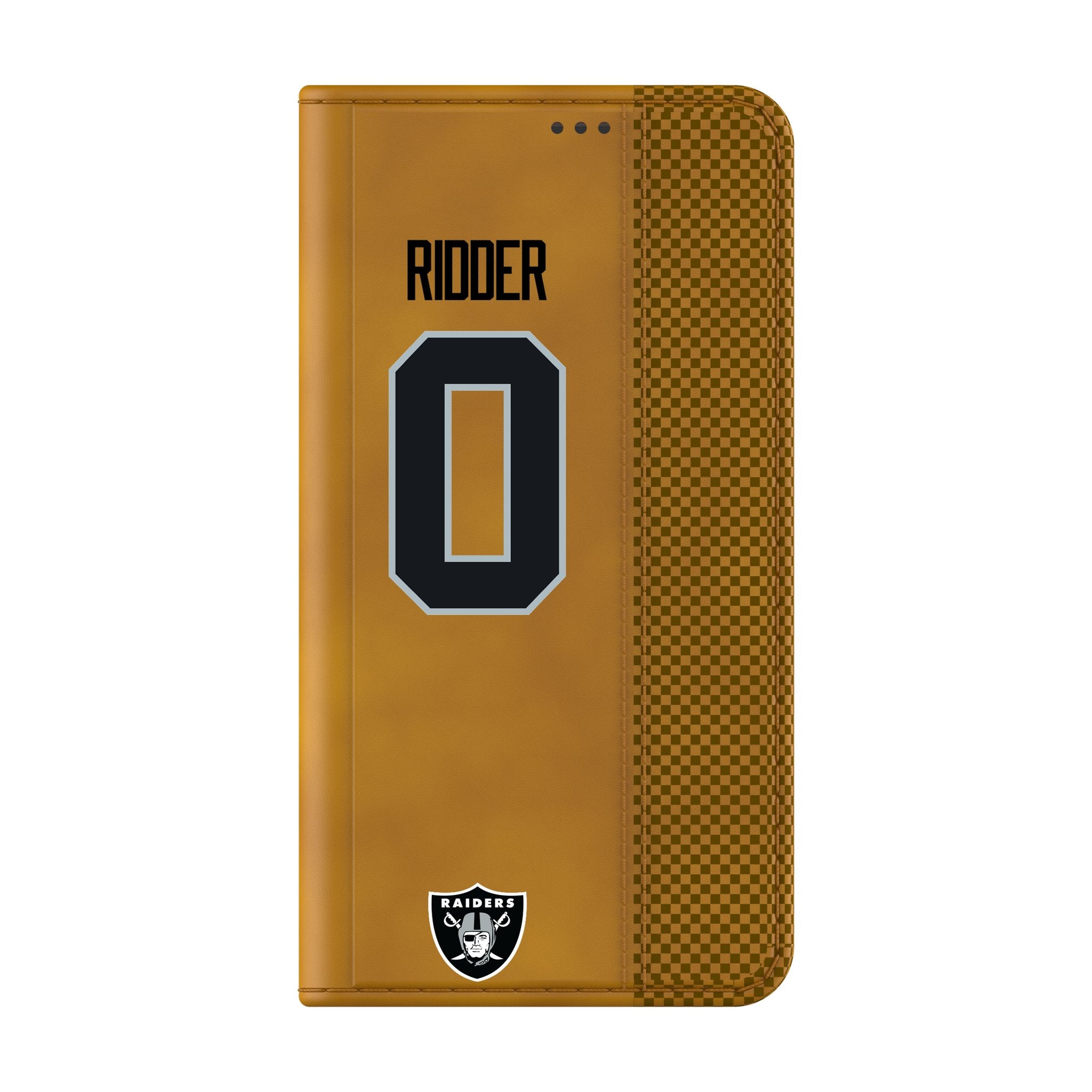 Desmond Ridder Las Vegas Raiders 0 Game Tactic Folio Phone Case for Samsung Galaxy - Sports Gifts, Sports Memorabilia, Sports Collectibles, Fan Shop