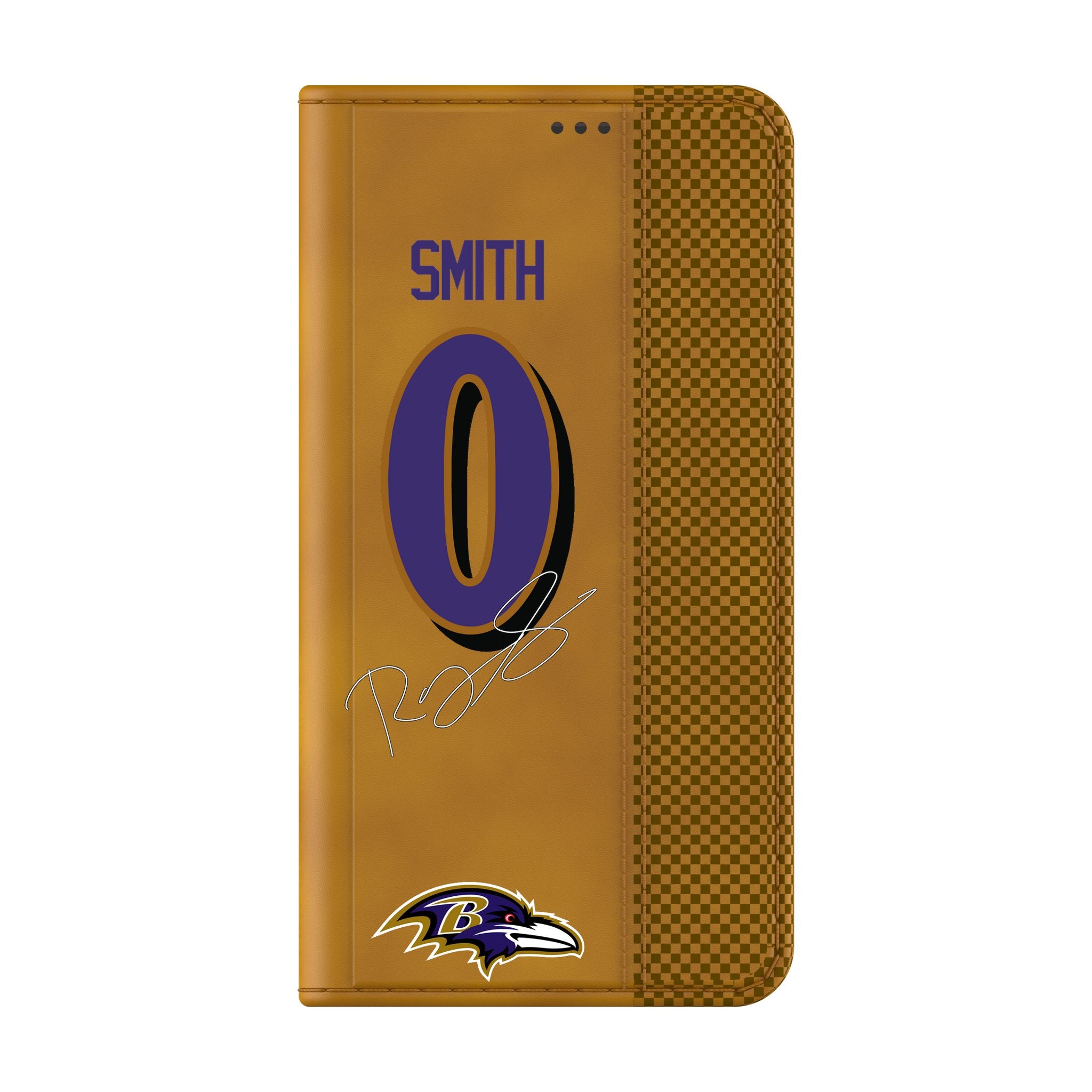 Roquan Smith Baltimore Ravens 0 Game Tactic Folio Phone Case for Samsung Galaxy - Sports Gifts, Sports Memorabilia, Sports Collectibles, Fan Shop