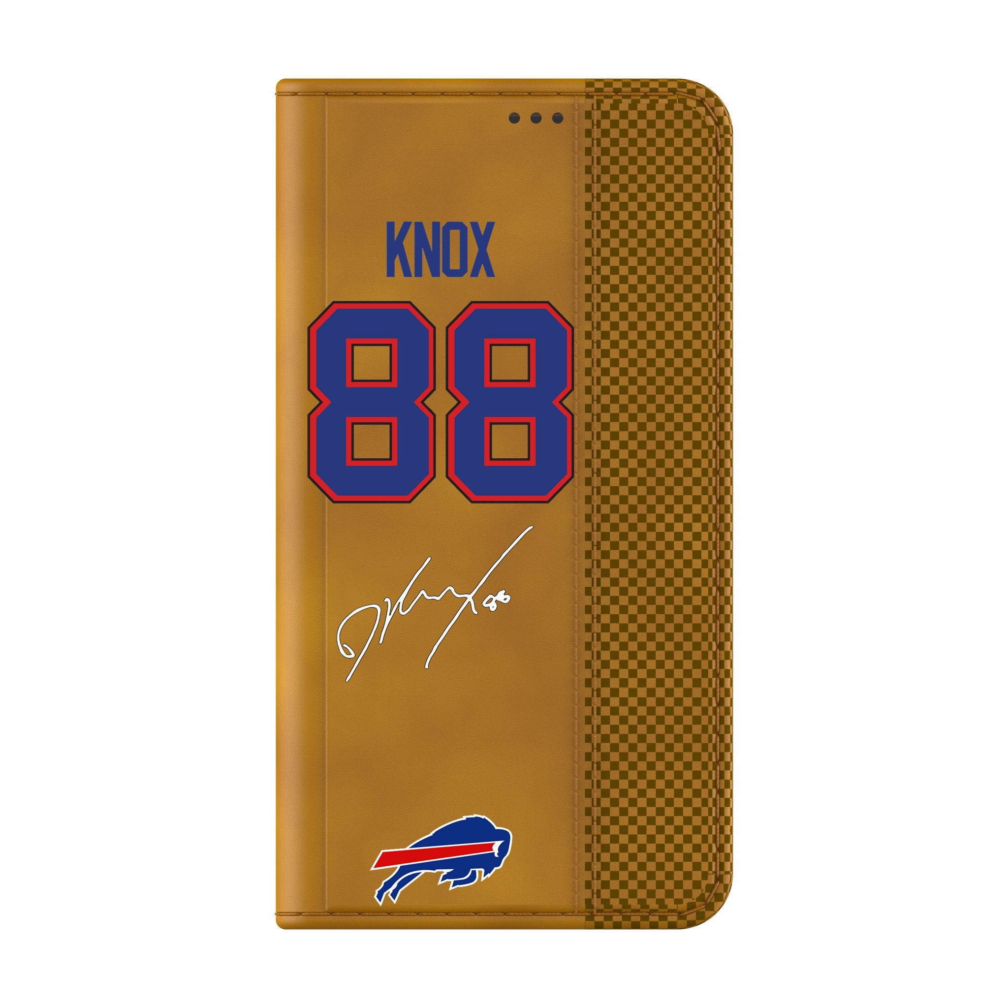 Dawson Knox Buffalo Bills 88 Game Tactic Folio Phone Case for Samsung Galaxy - Sports Gifts, Sports Memorabilia, Sports Collectibles, Fan Shop
