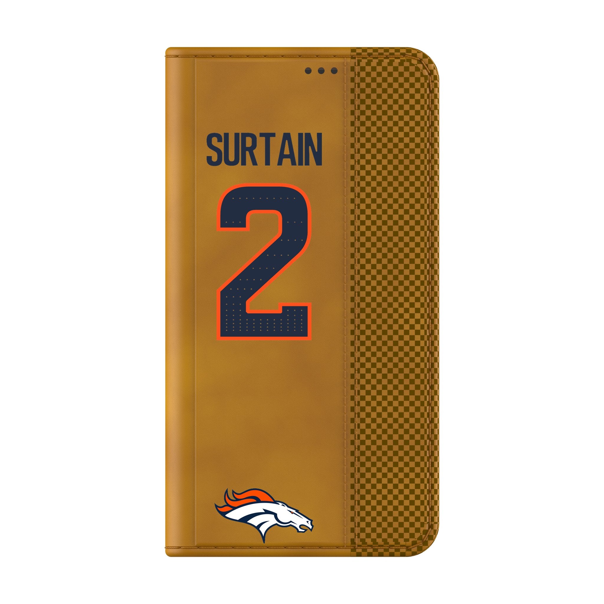 Pat Surtain II Denver Broncos 2 Game Tactic Folio Phone Case for Samsung Galaxy - Sports Gifts, Sports Memorabilia, Sports Collectibles, Fan Shop