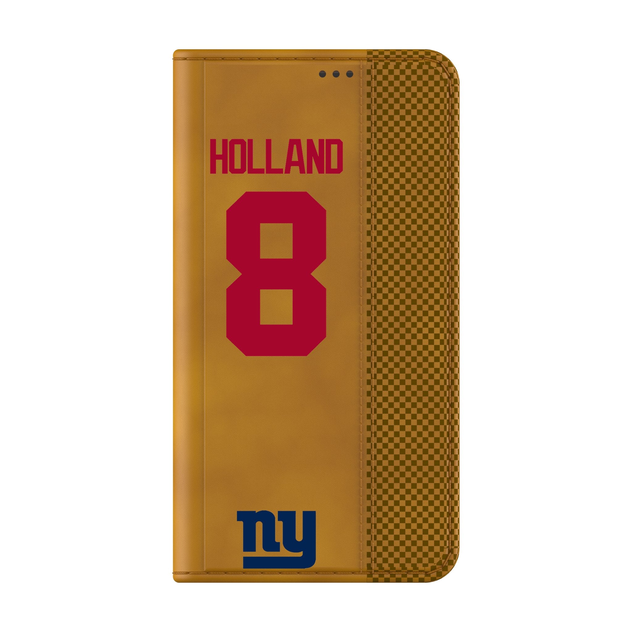 Jevon Holland New York Giants 8 Game Tactic Folio Phone Case for Samsung Galaxy - Sports Gifts, Sports Memorabilia, Sports Collectibles, Fan Shop