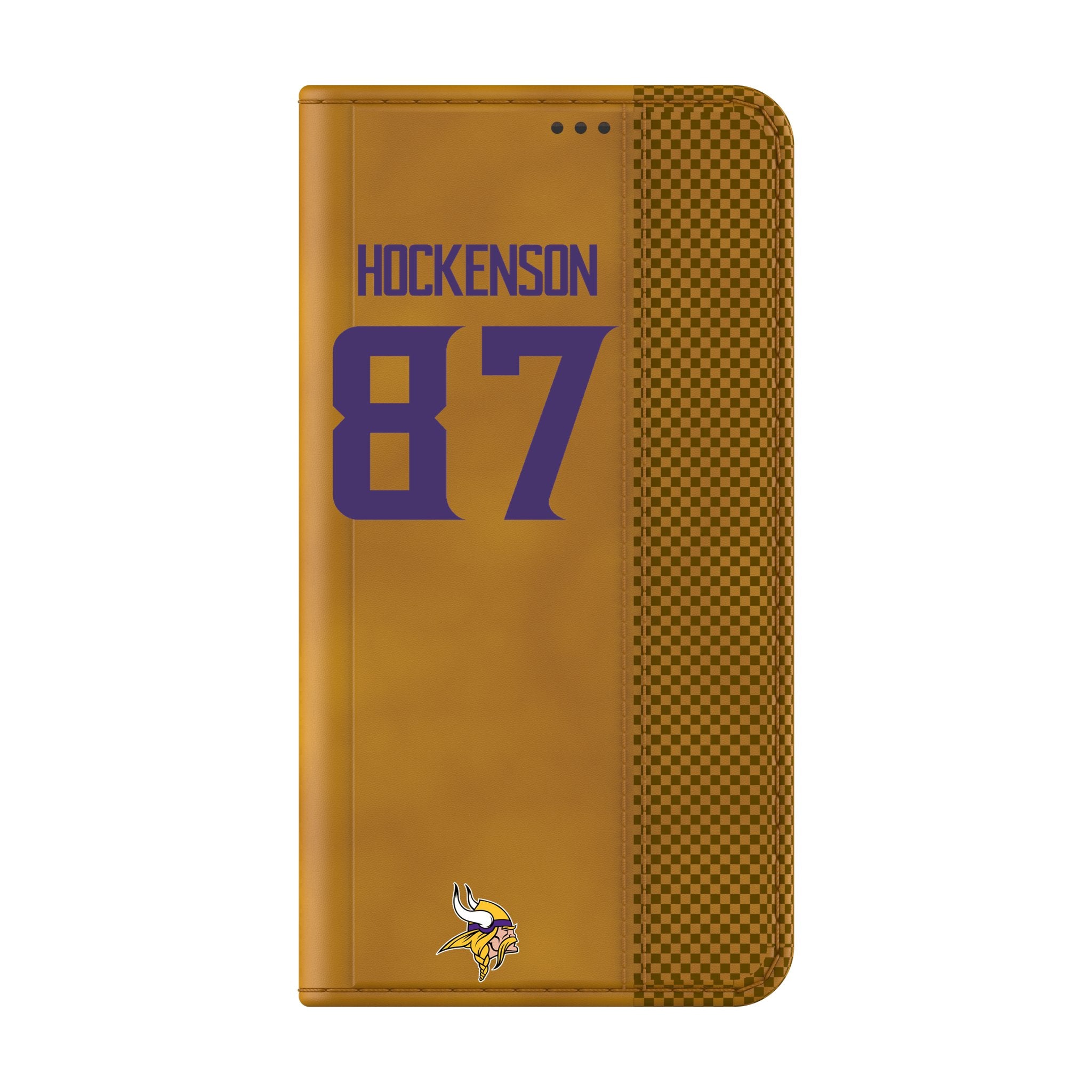 T.J. Hockenson Minnesota Vikings 87 Game Tactic Folio Phone Case for Samsung Galaxy - Sports Gifts, Sports Memorabilia, Sports Collectibles, Fan Shop