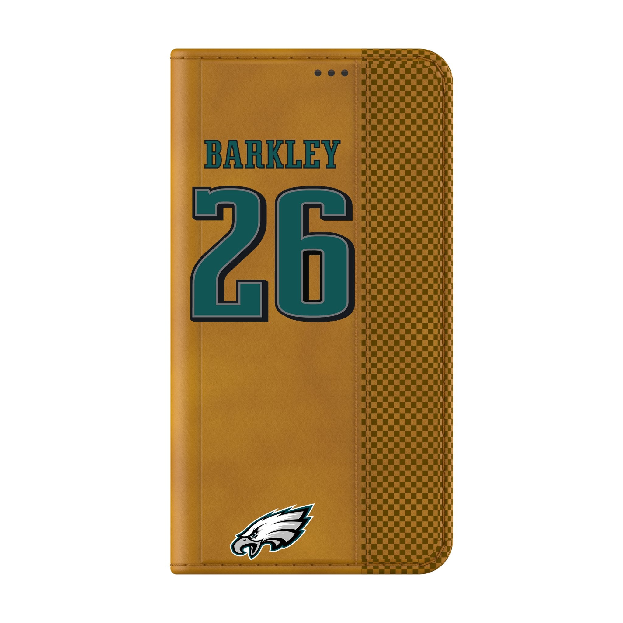Saquon Barkley Philadelphia Eagles 26 Game Tactic Folio Phone Case for Samsung Galaxy - Sports Gifts, Sports Memorabilia, Sports Collectibles, Fan Shop