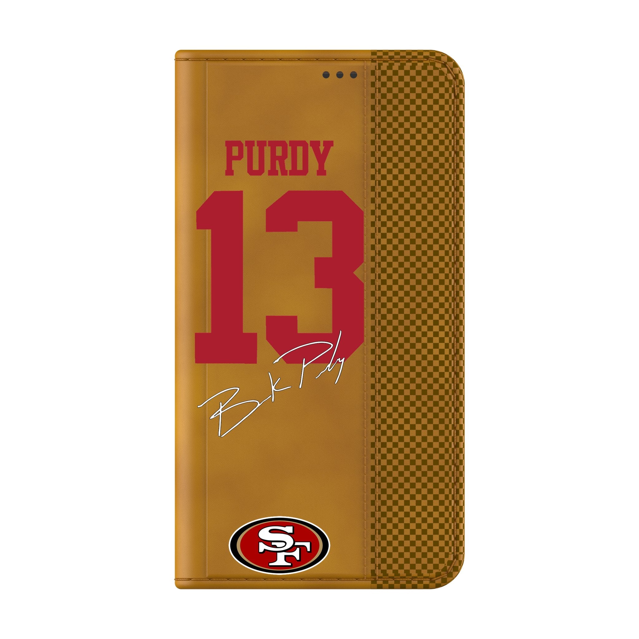 Brock Purdy San Francisco 49ers 13 Game Tactic Folio Phone Case for Samsung Galaxy - Sports Gifts, Sports Memorabilia, Sports Collectibles, Fan Shop