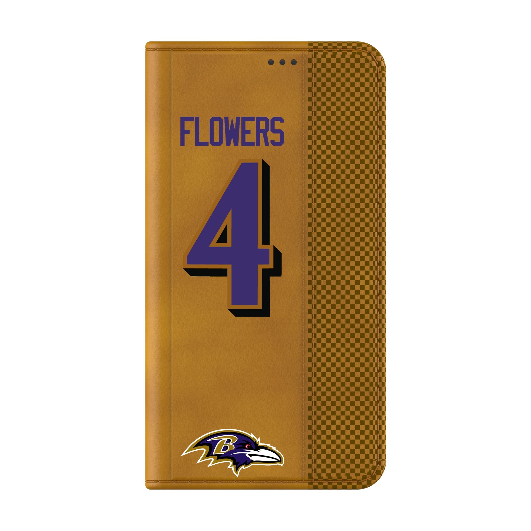 Zay Flowers Baltimore Ravens 4 Game Tactic Folio Phone Case for Samsung Galaxy - Sports Gifts, Sports Memorabilia, Sports Collectibles, Fan Shop