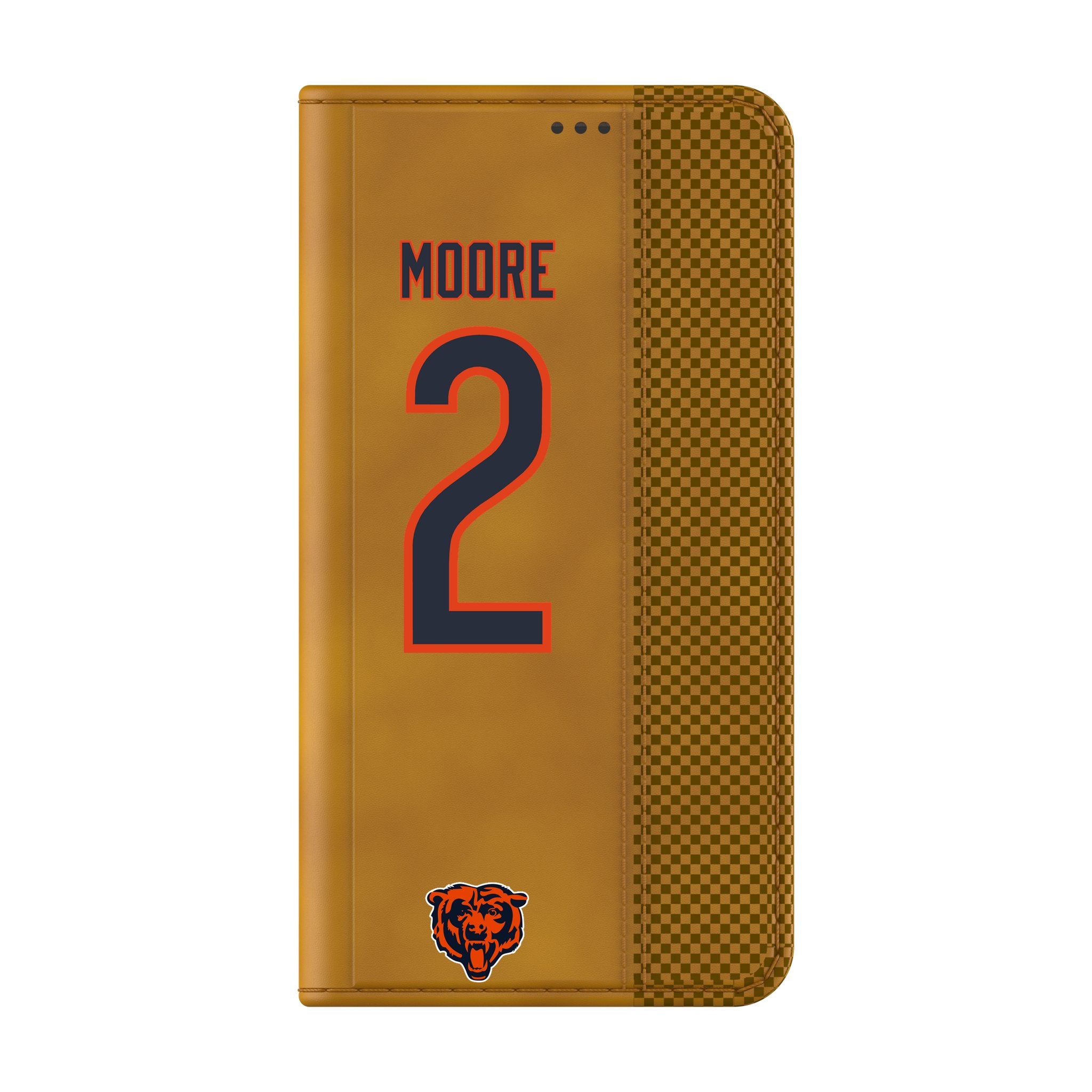 DJ Moore Chicago Bears 2 Game Tactic Folio Phone Case for Samsung Galaxy - Sports Gifts, Sports Memorabilia, Sports Collectibles, Fan Shop